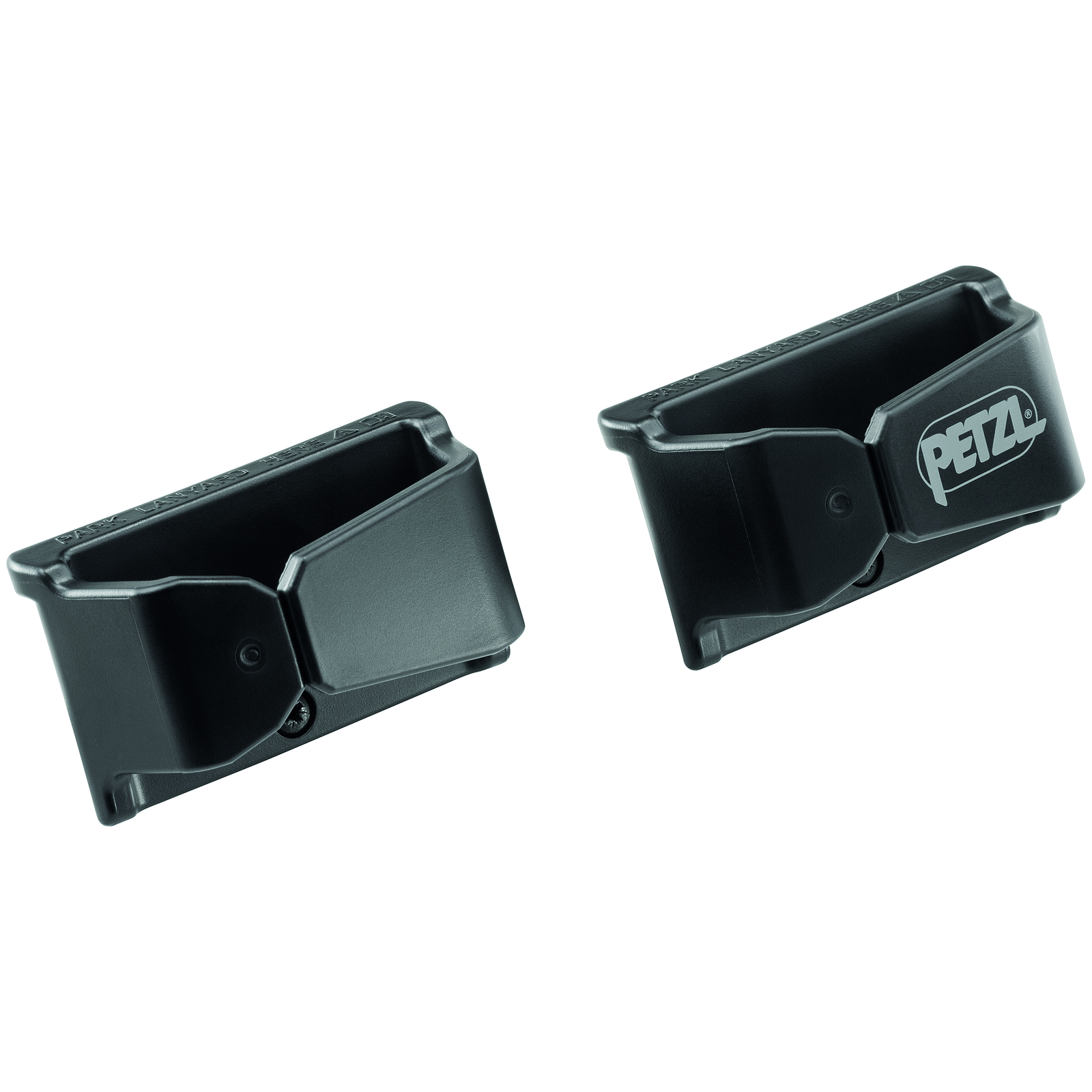 Porte-connecteurs de longe noir - Lot de 2 PETZL - C088AA01
