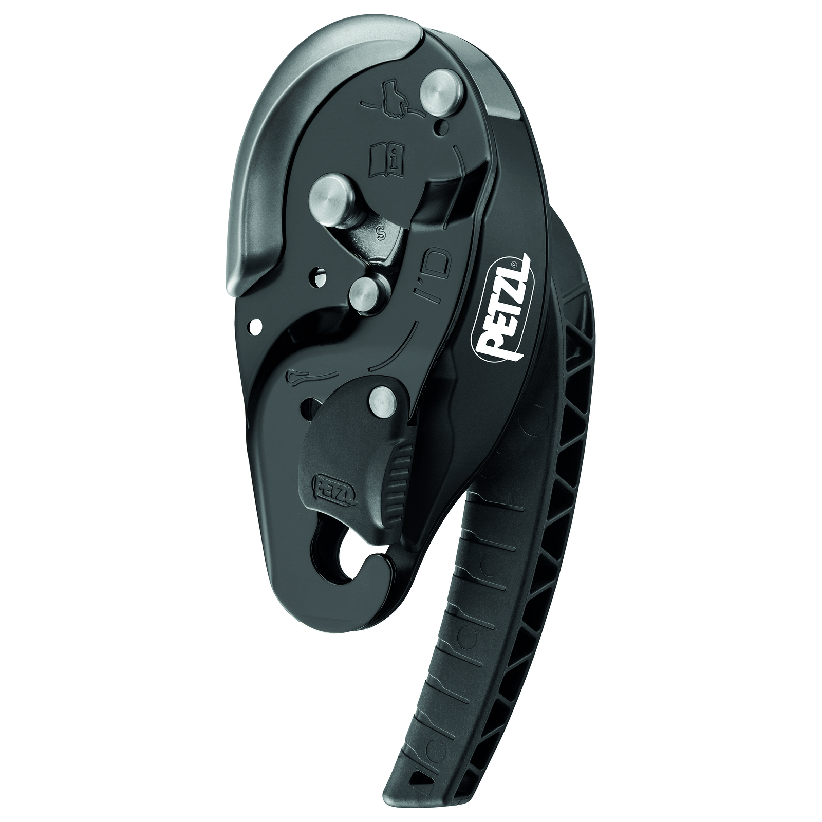 Descendeur I'D S noir PETZL - D020AA01