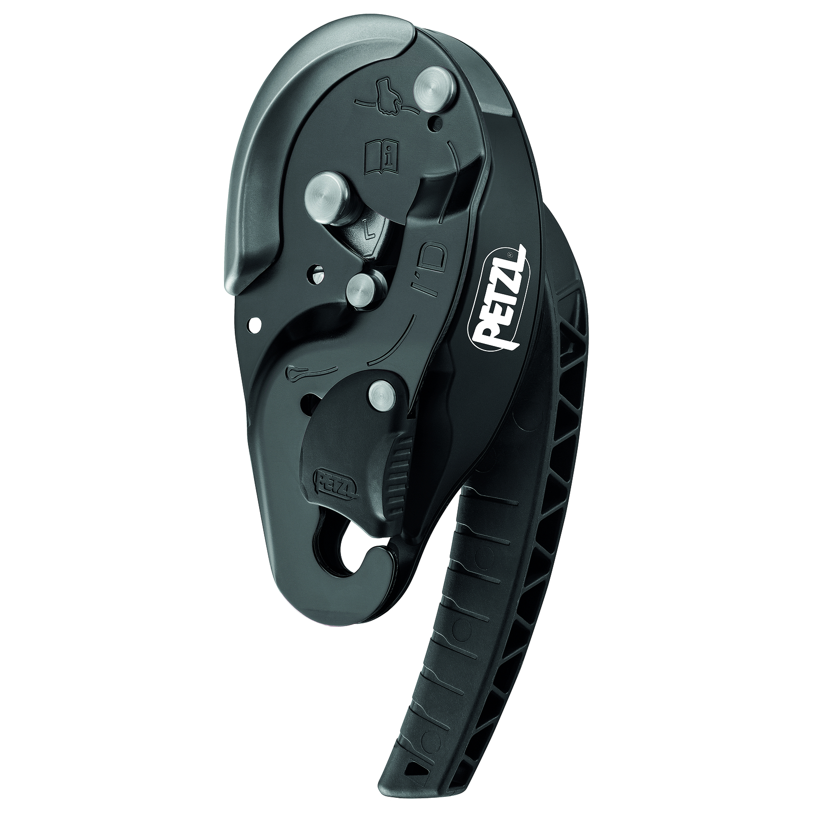Descendeur I'D L noir PETZL - D020BA01