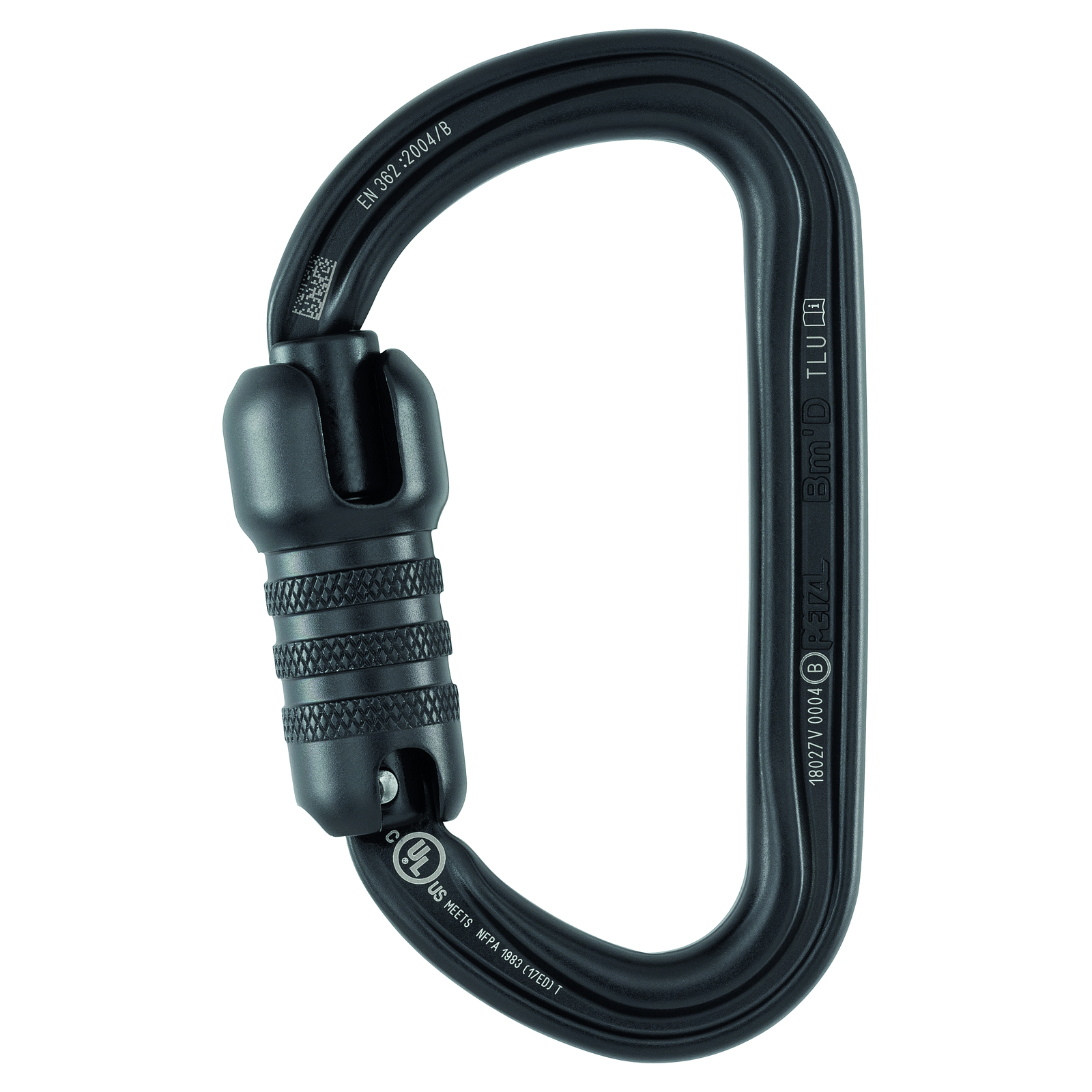 Mousqueton BM'D TRIACT-LOCK noir PETZL - M032AA01