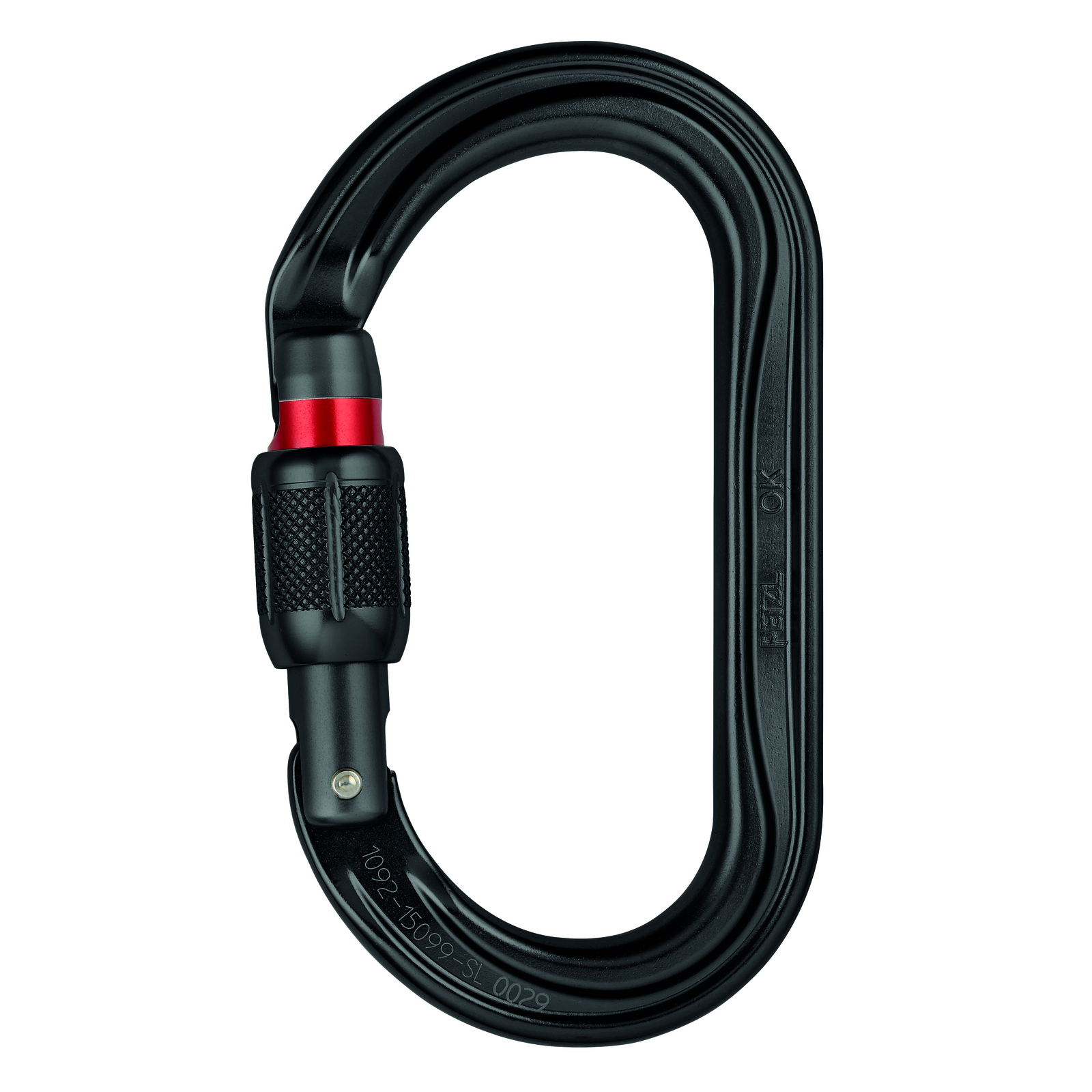 Mousqueton OK SCREW-LOCK noir PETZL - M33ASLN
