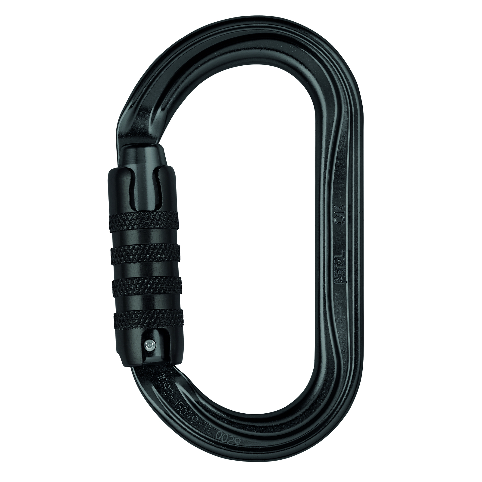 Mousqueton OK TRIACT-LOCK noir PETZL - M33ATLN