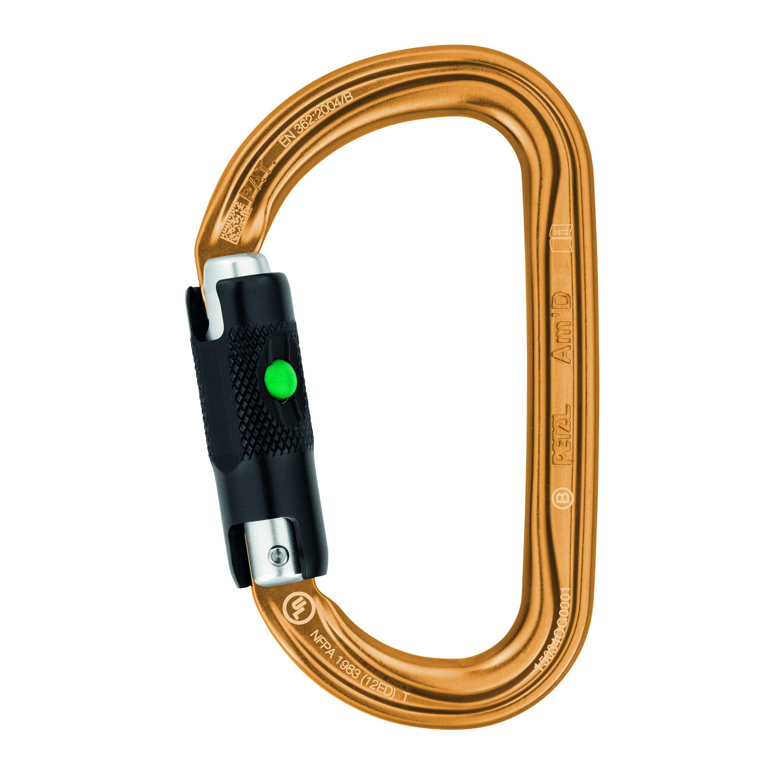 Mousqueton AM'D BALL-LOCK or PETZL - M34ABLY