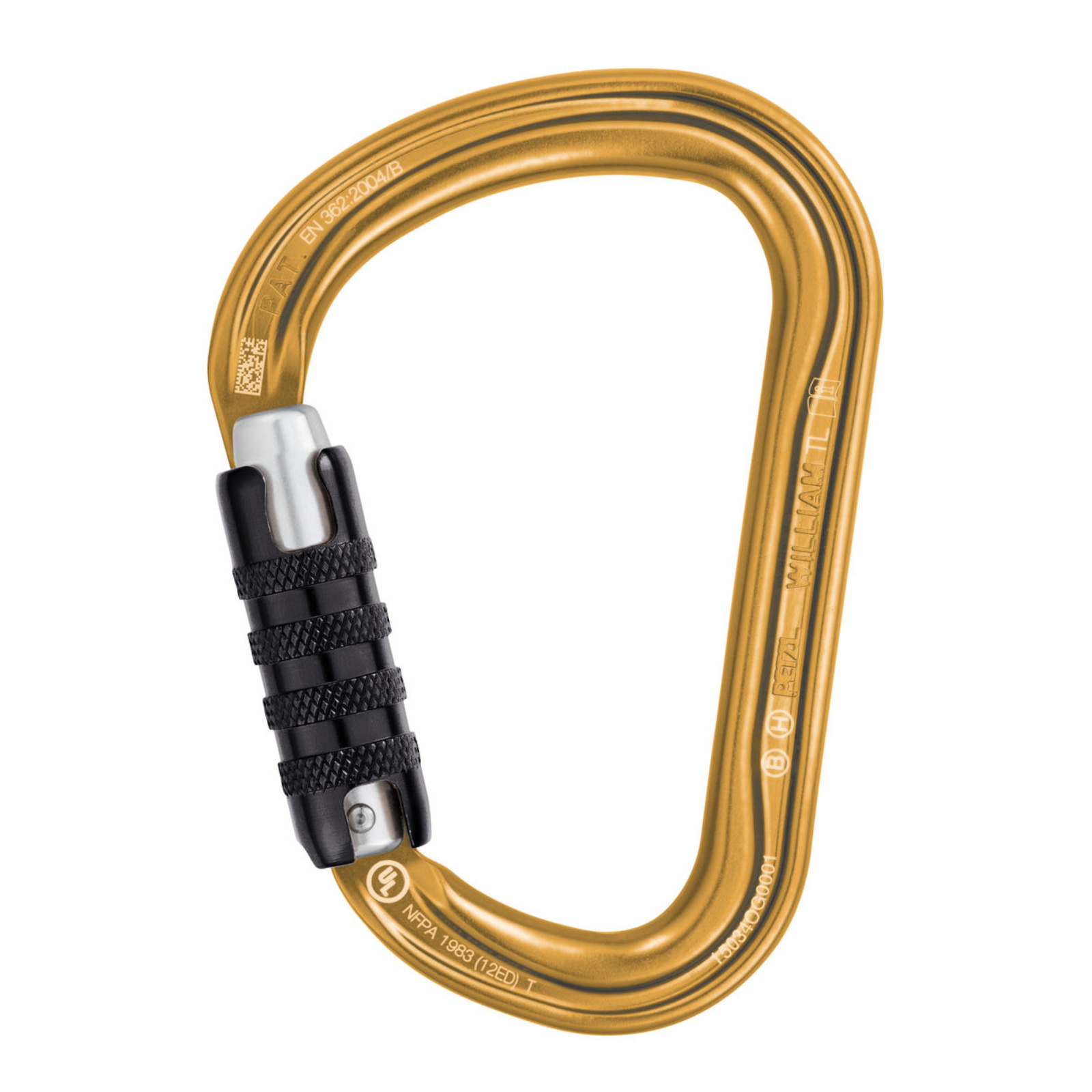 Mousqueton WILLIAM TRIACT-LOCK or PETZL - M36ATLY
