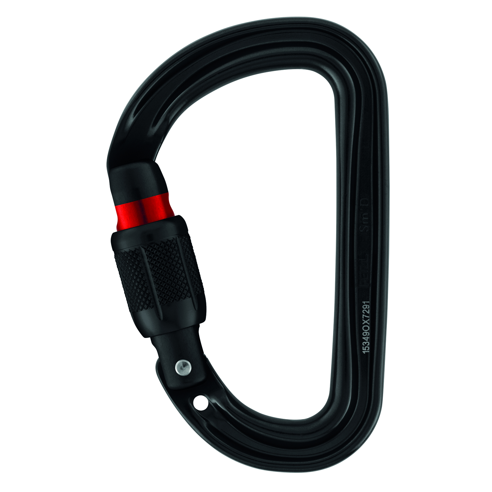 Mousqueton SM'D SCREW-LOCK noir PETZL - M39ASLN