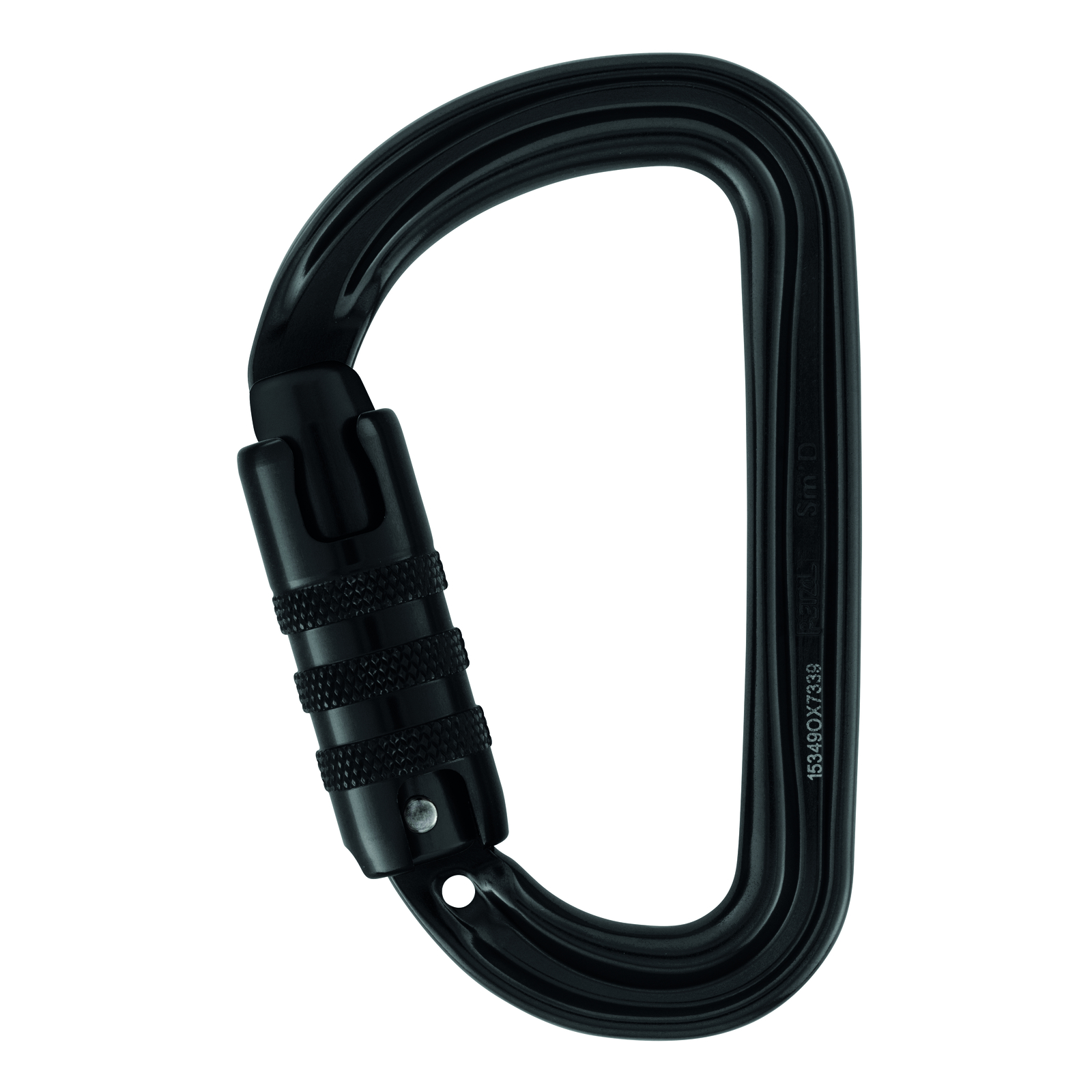 Mousqueton SM'D TRIACT-LOCK noir PETZL - M39ATLN