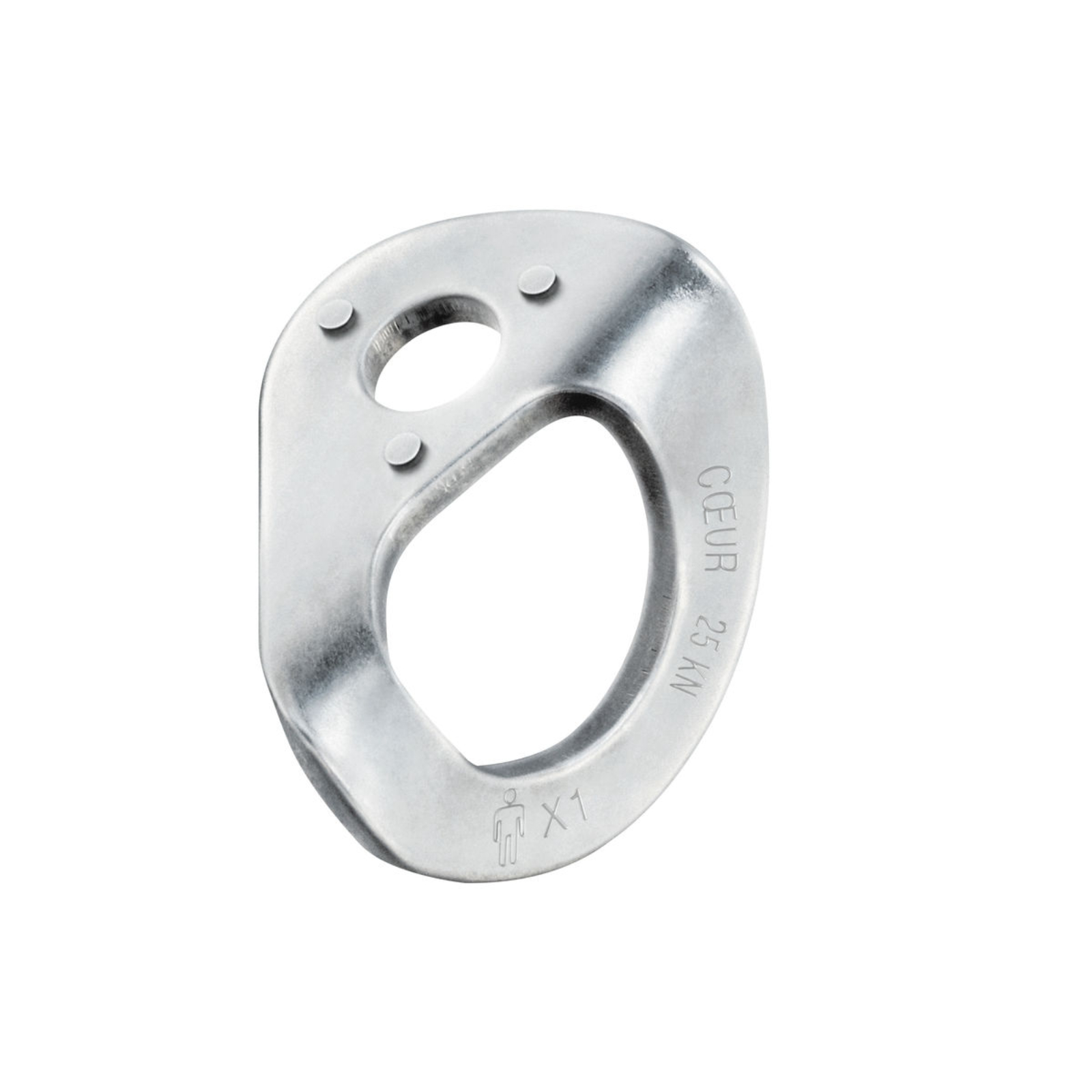 20 plaquettes COEUR STEEL 12 mm PETZL - P36AA 12