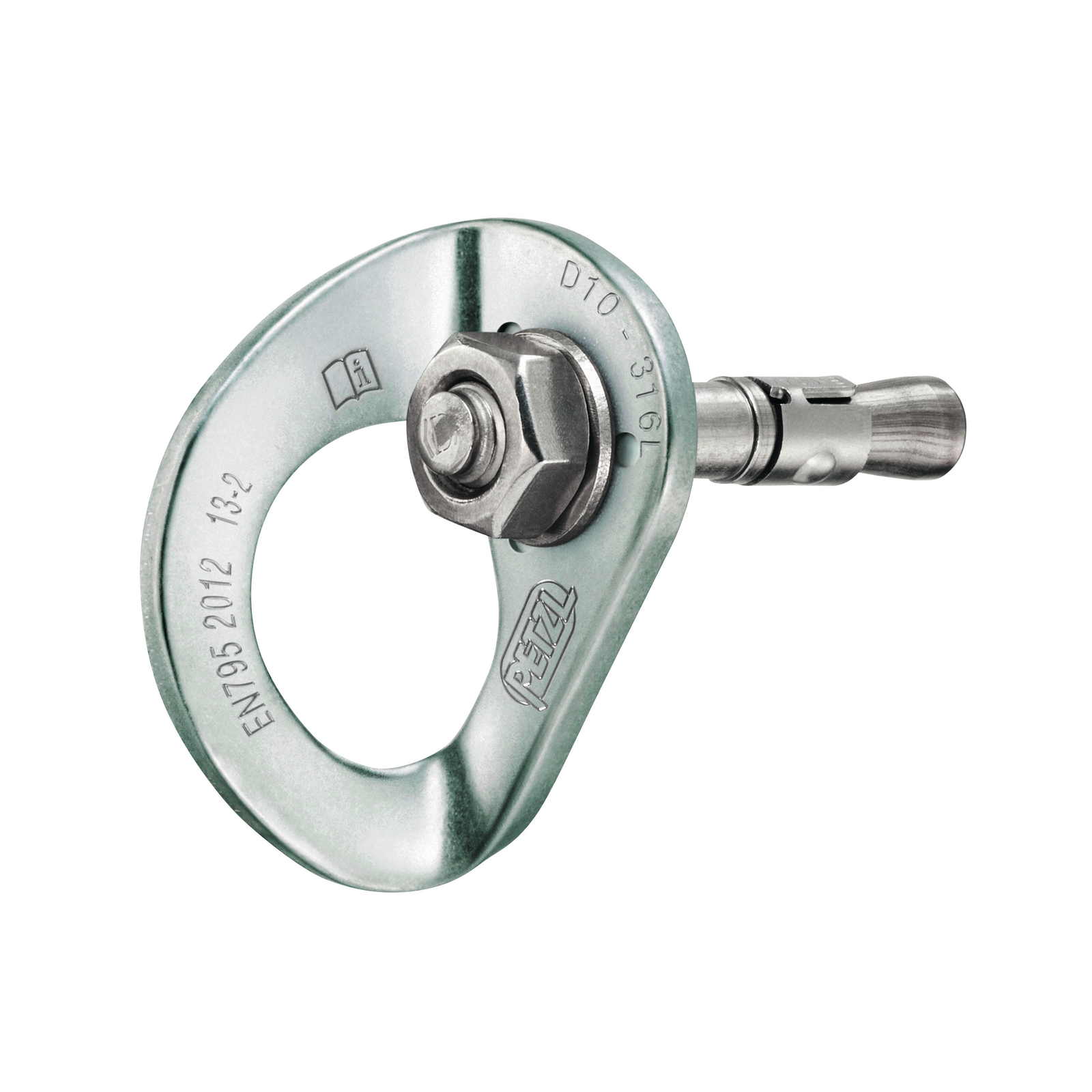Amarrages COEUR BOLT STAINLESS 10mm Lot de 20 PETZL - P36BS10