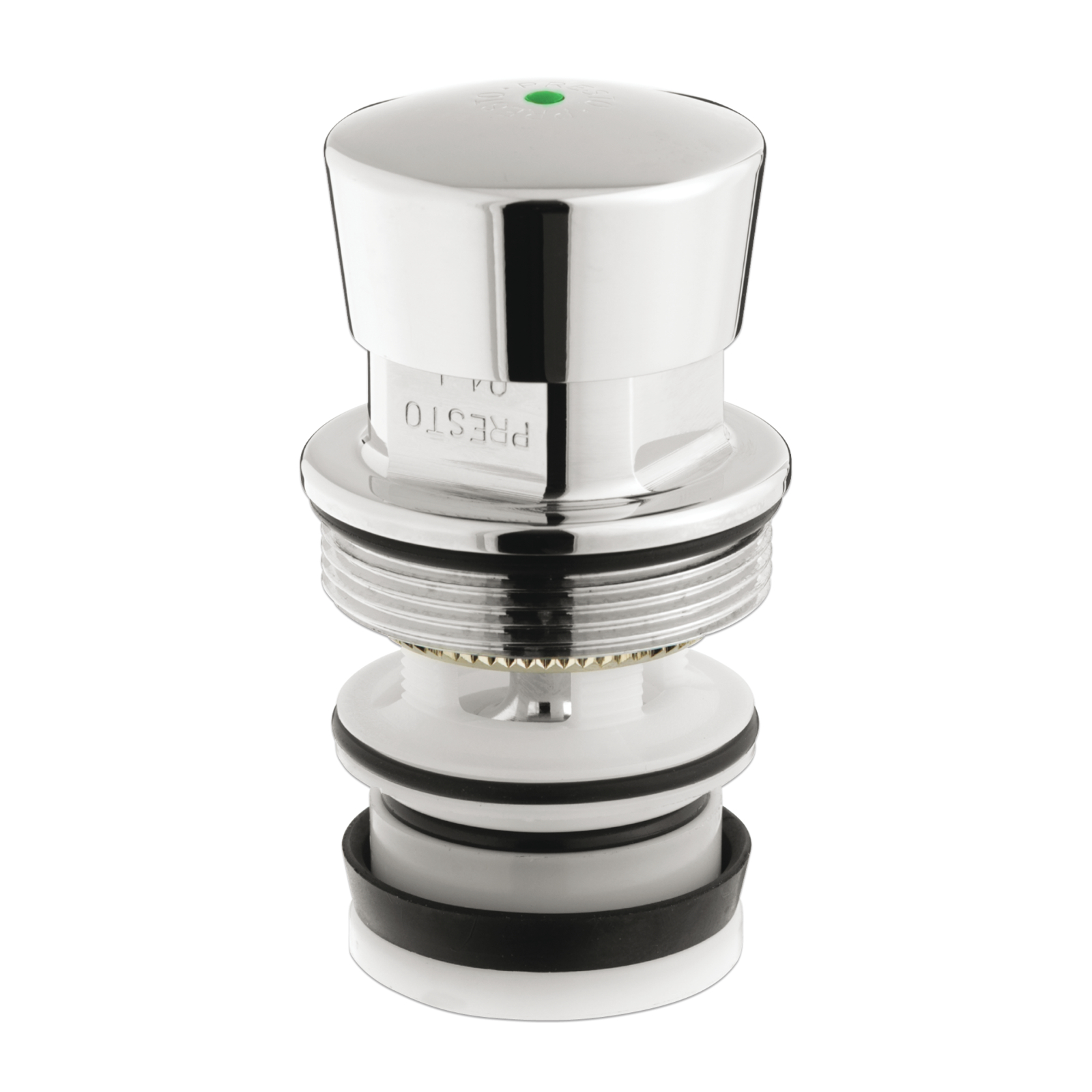 Tête interchangeable urinoir temporisée 4-8 s chromée PRESTO - 01009
