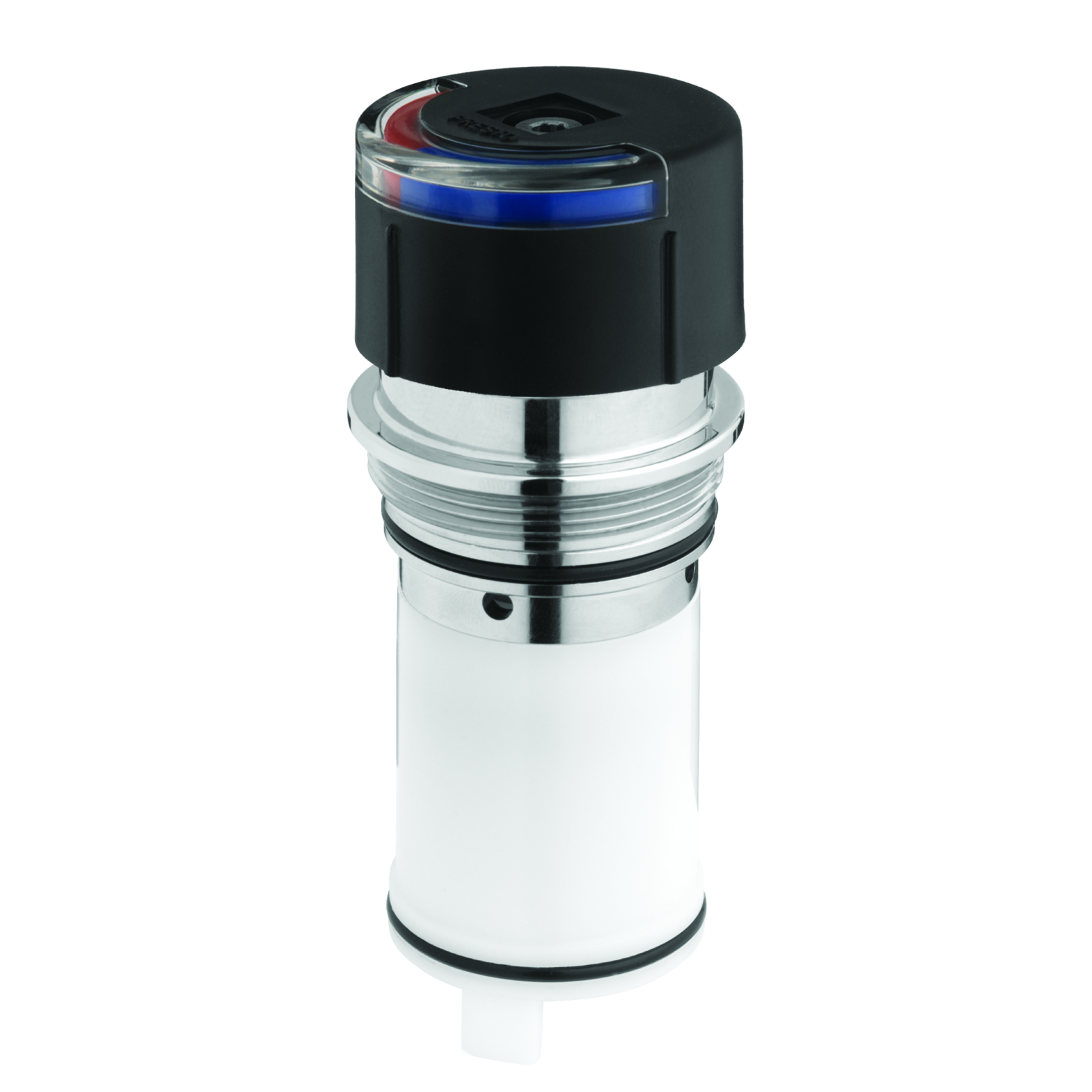 Tête interchangeable lavabo temporisée 10-20s bouton noir PRESTO - 01023
