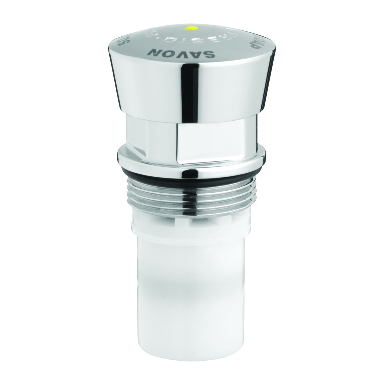Tête interchangeable distributeur savon 904S/905S bouton-poussoir jaune PRESTO - 01032