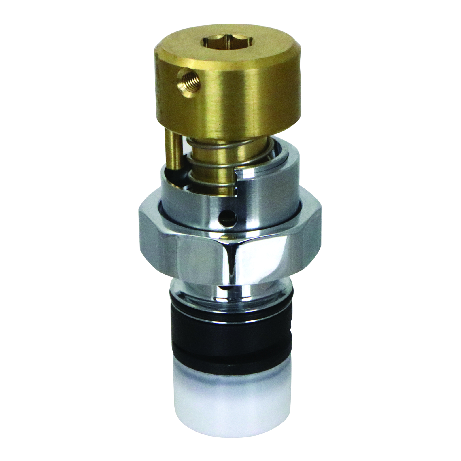 Tête interchangeable lavabo temporisée 10-20s traversée cloison PRESTO - 01254