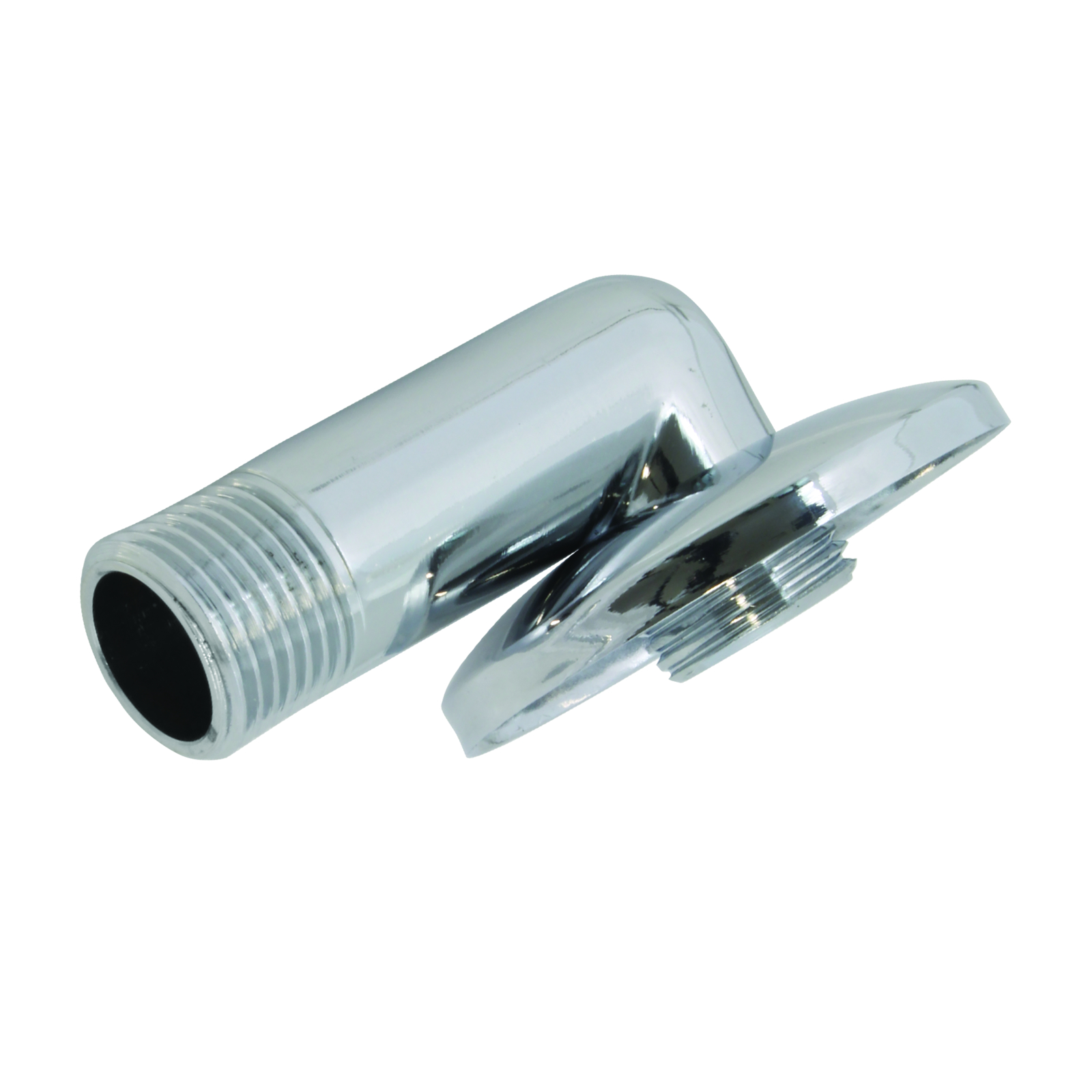 Raccord coudé chromé MM G1/2