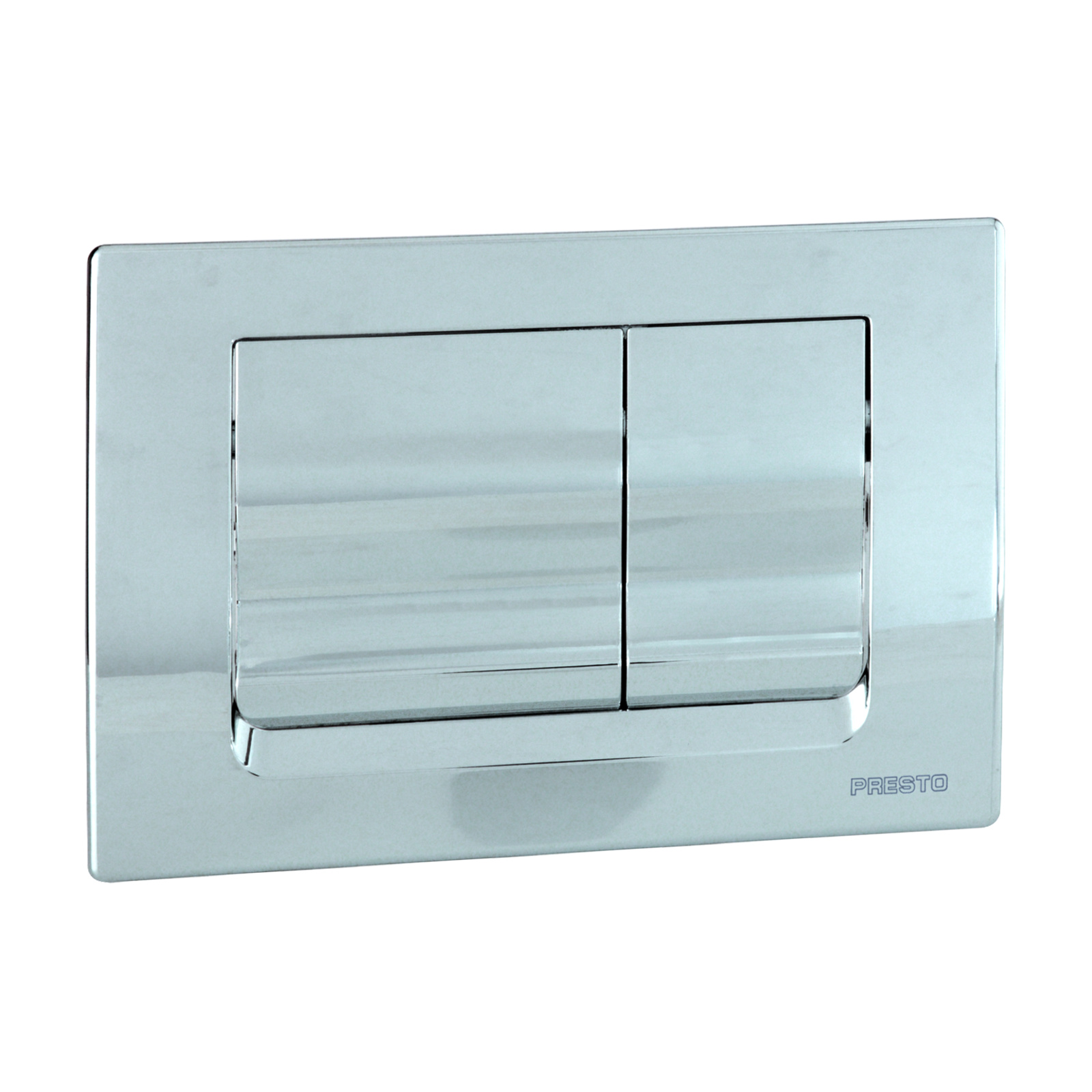 Plaque de commande 2 volumes chrome brillant PRESTO - 18613