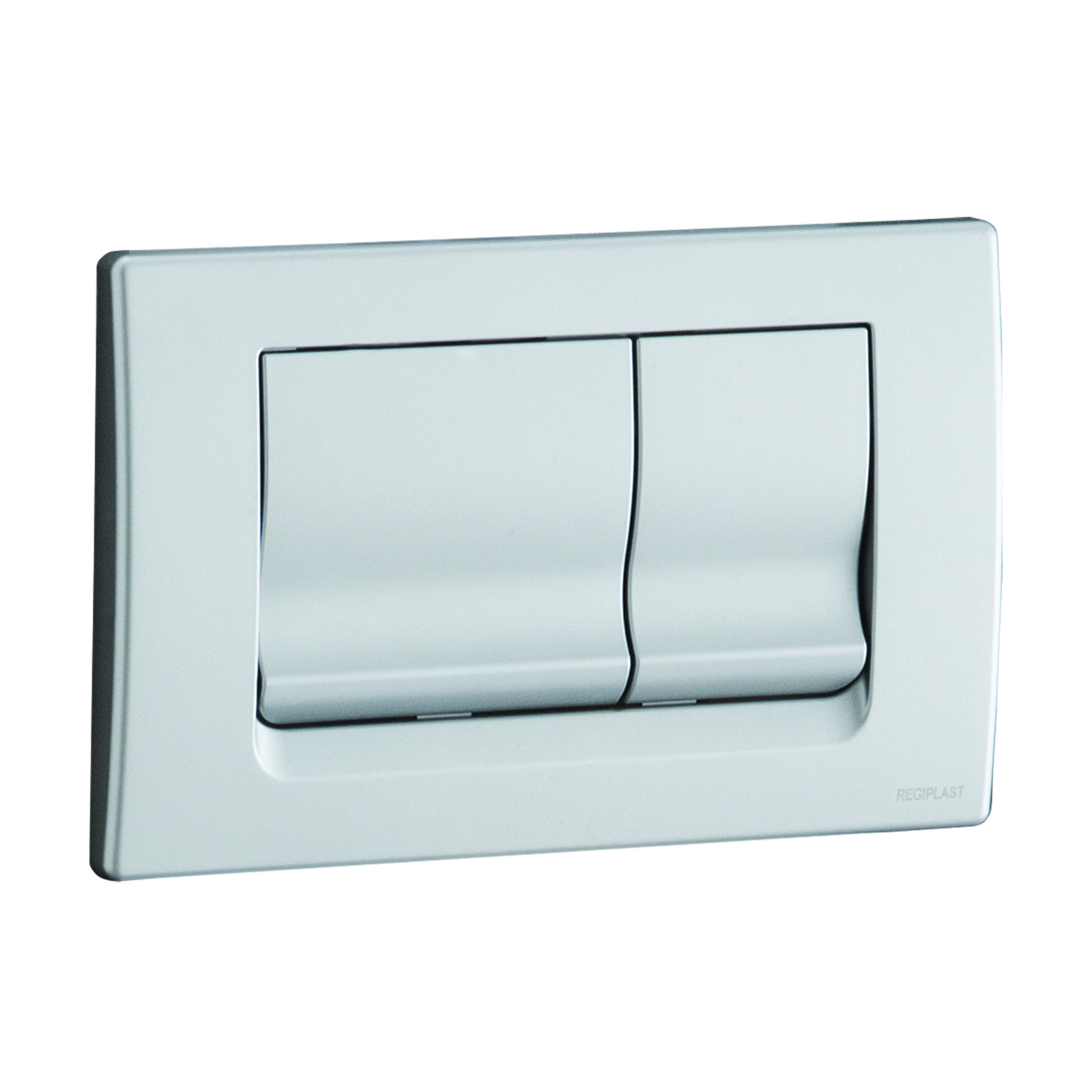 Plaque de commande 2 volumes chrome mat PRESTO - 18614