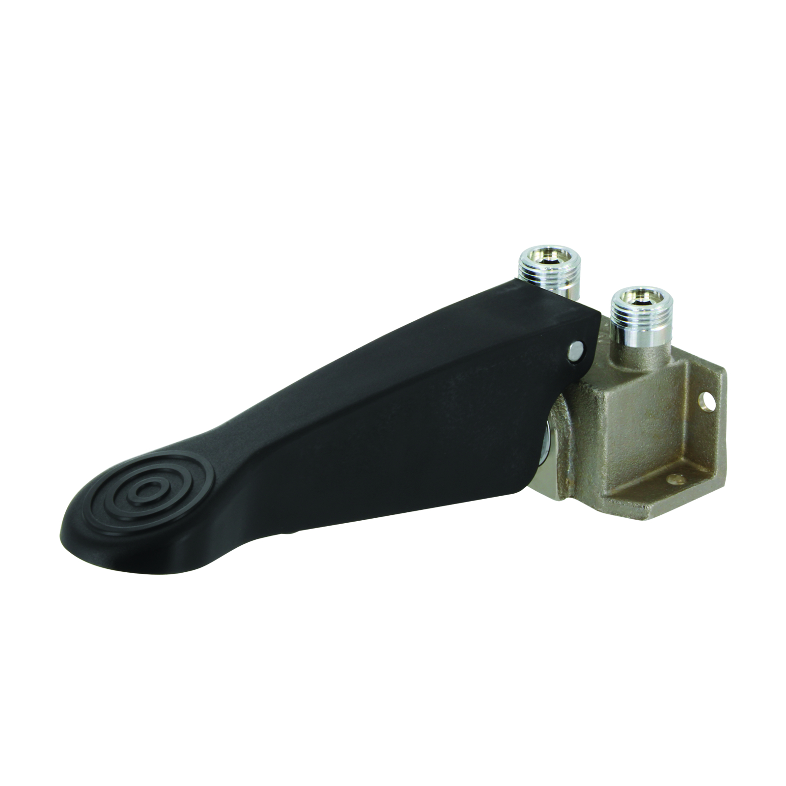 Robinet simple lavabo commande au pied temporisé au sol ou mural PRESTO - 23614