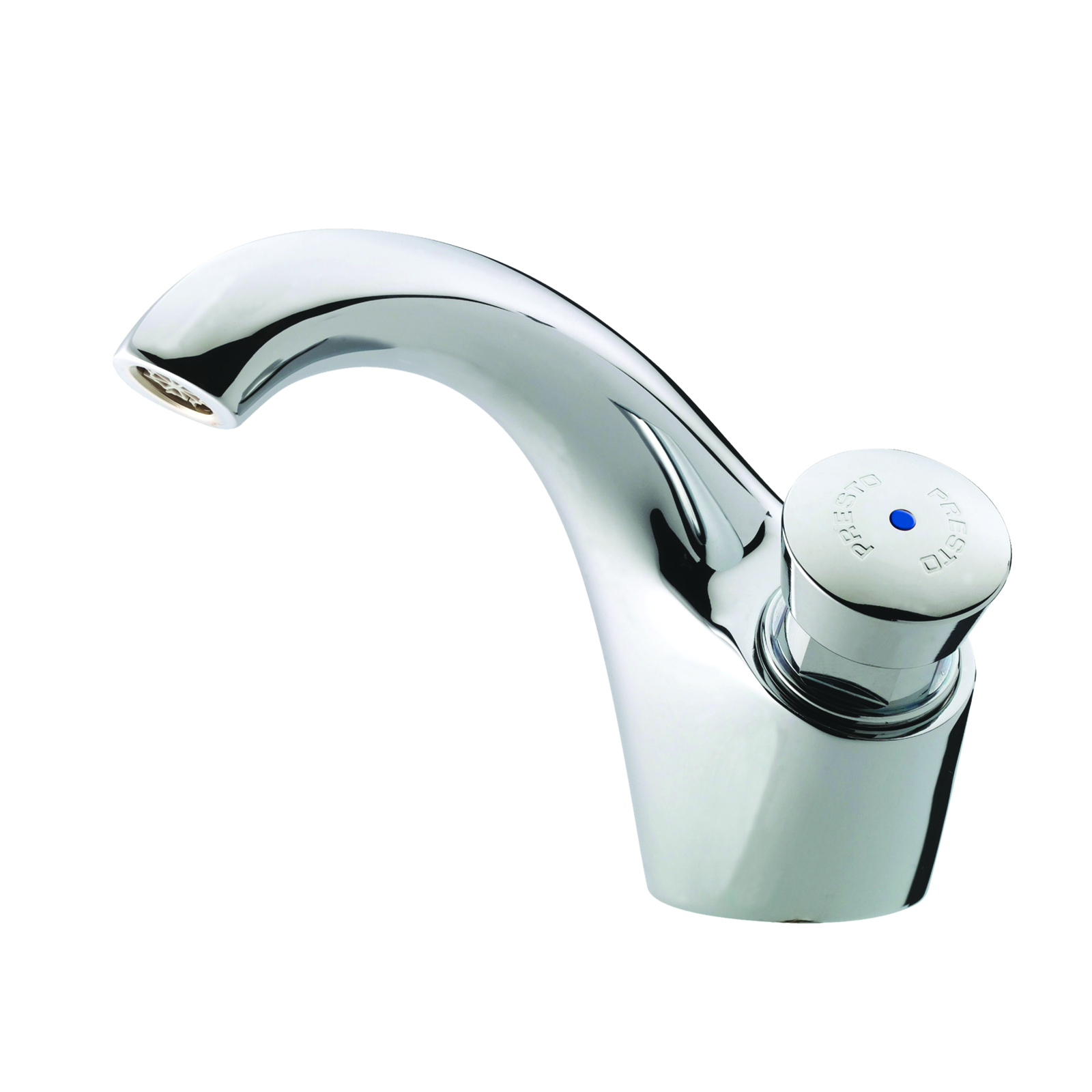 Robinet lavabo sur plage temporisé 15s froid G1/2 PRESTO - 24002