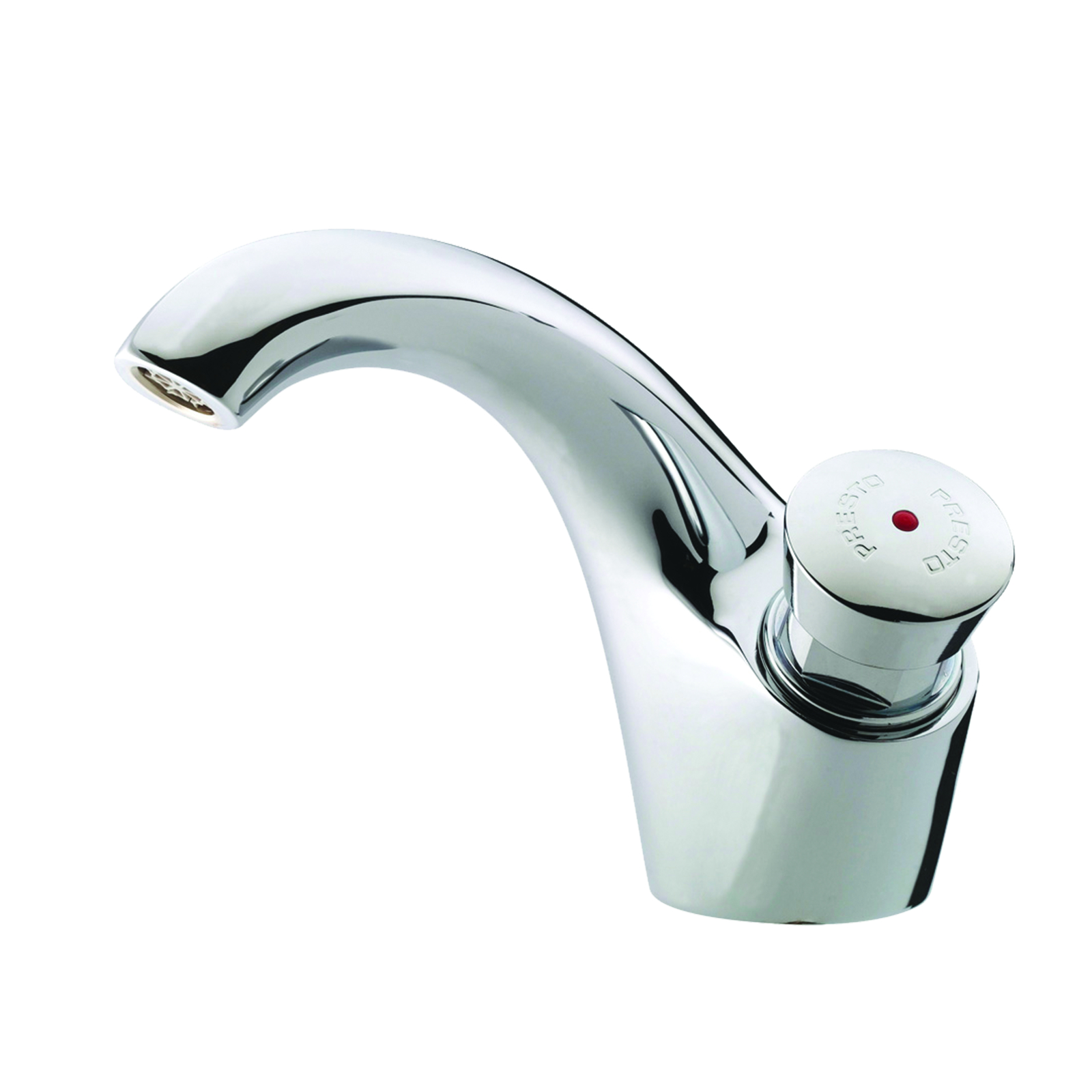 Robinet simple lavabo sur plage temporisé 15 s chaud G1/2 PRESTO - 24022