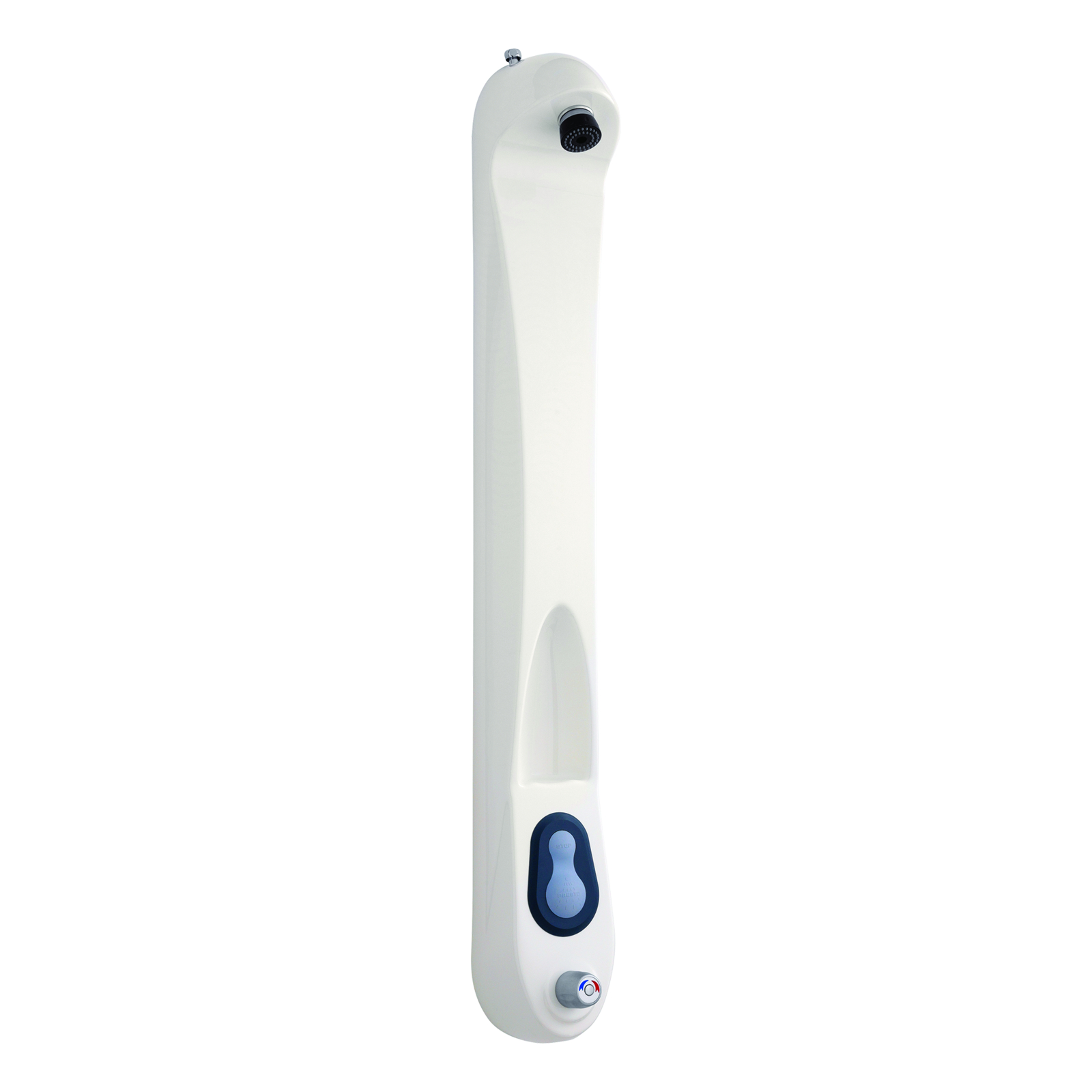 Mitigeur thermostatique douche temporisé alimentation haute avec porte-savon PRESTO - 27800