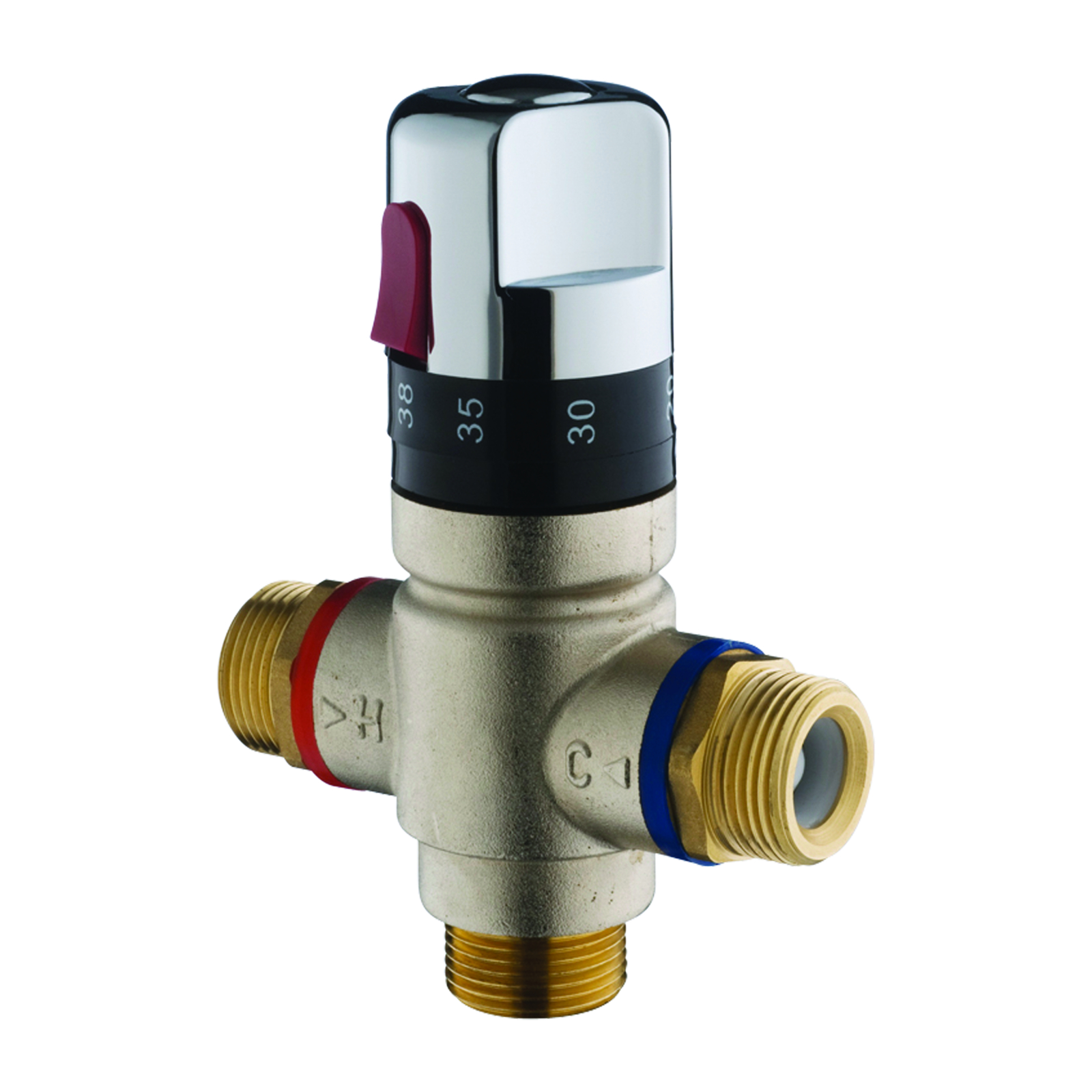 Régulateur thermostatique en T G3/4