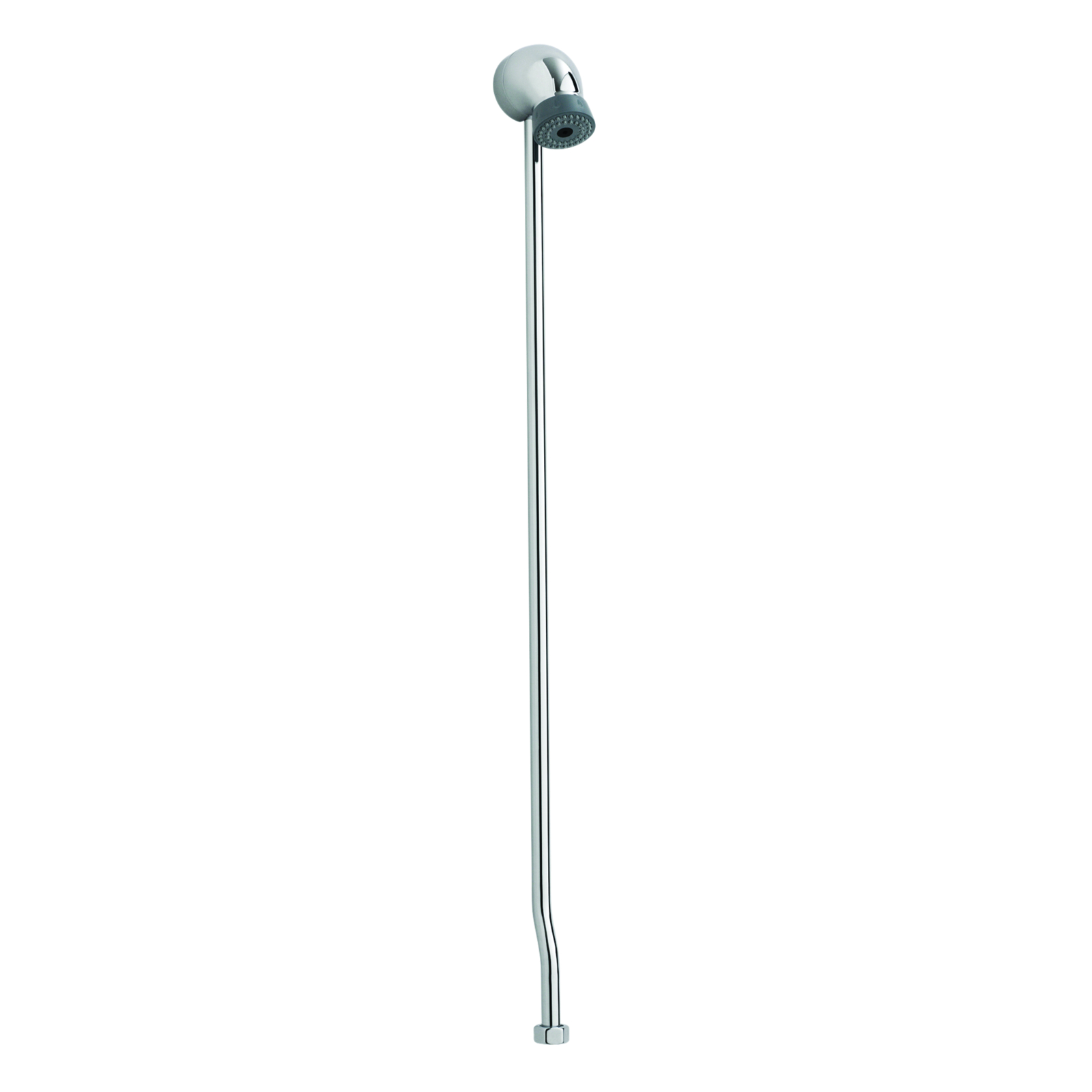 Kit tête de douche fixe jet pluie anticalcaire avec tube et collier chromé PRESTO - 29250