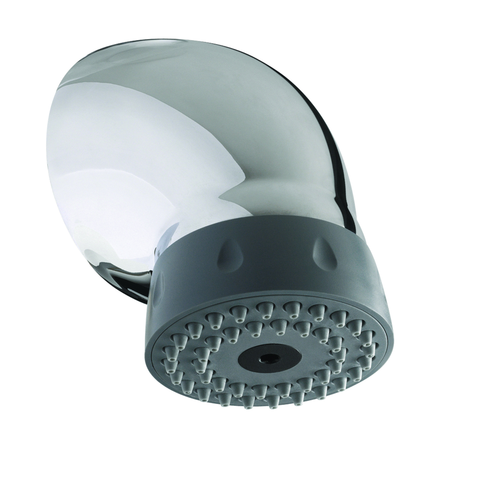 Tête de douche fixe grille orientable anticalcaire 6 l/min chromée PRESTO - 29255