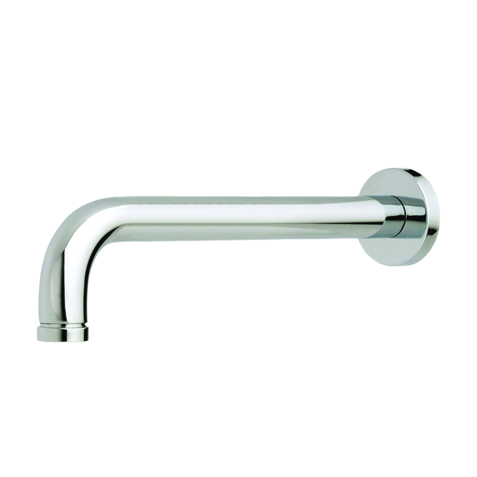 Bec mural tube long ø26 mm 200 mm cloison 50-230 mm M1/2 avec rosace PRESTO - 30317