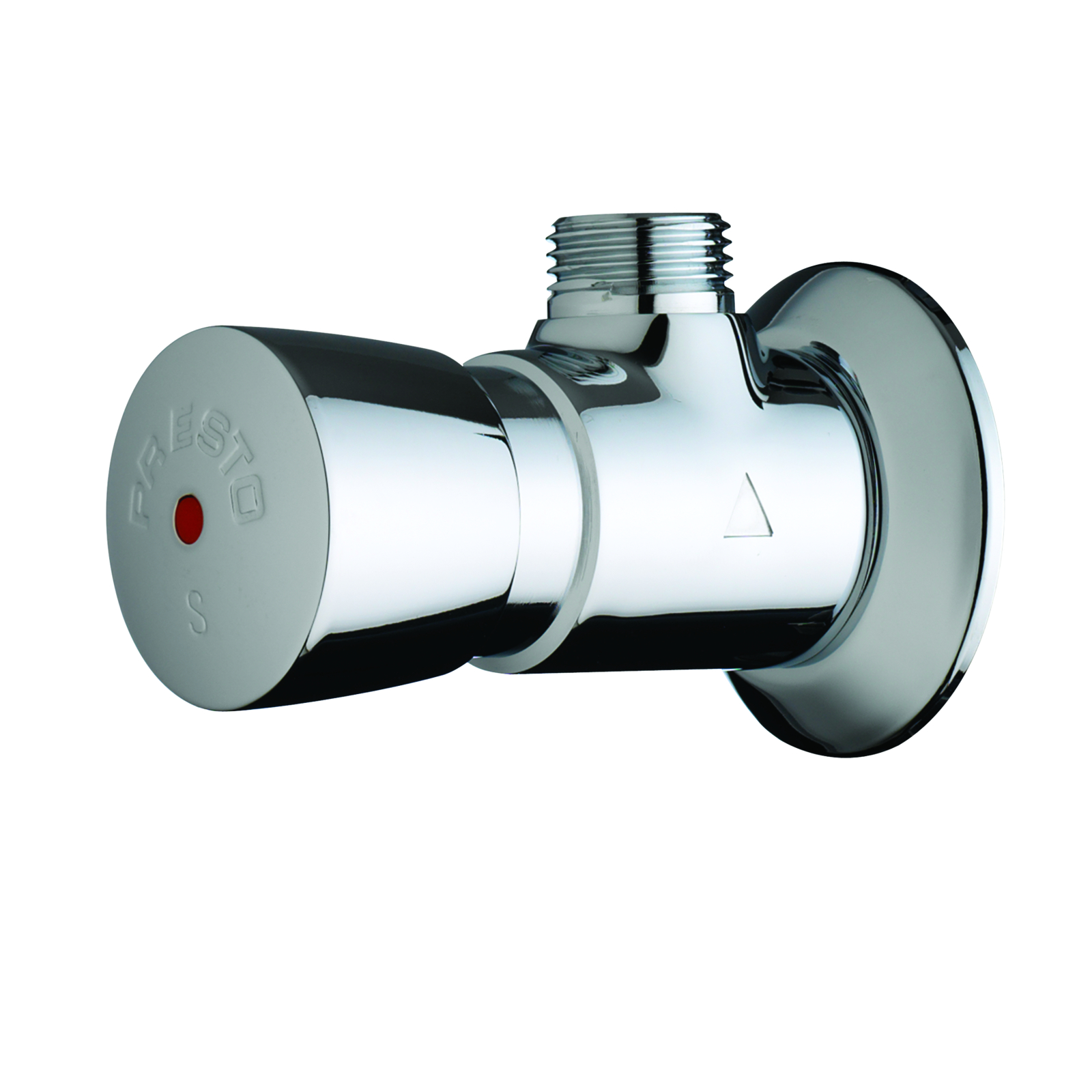 Robinet de douche temporisé 30 s 5 l/min apparent alimentation arrière chromé PRESTO - 38320