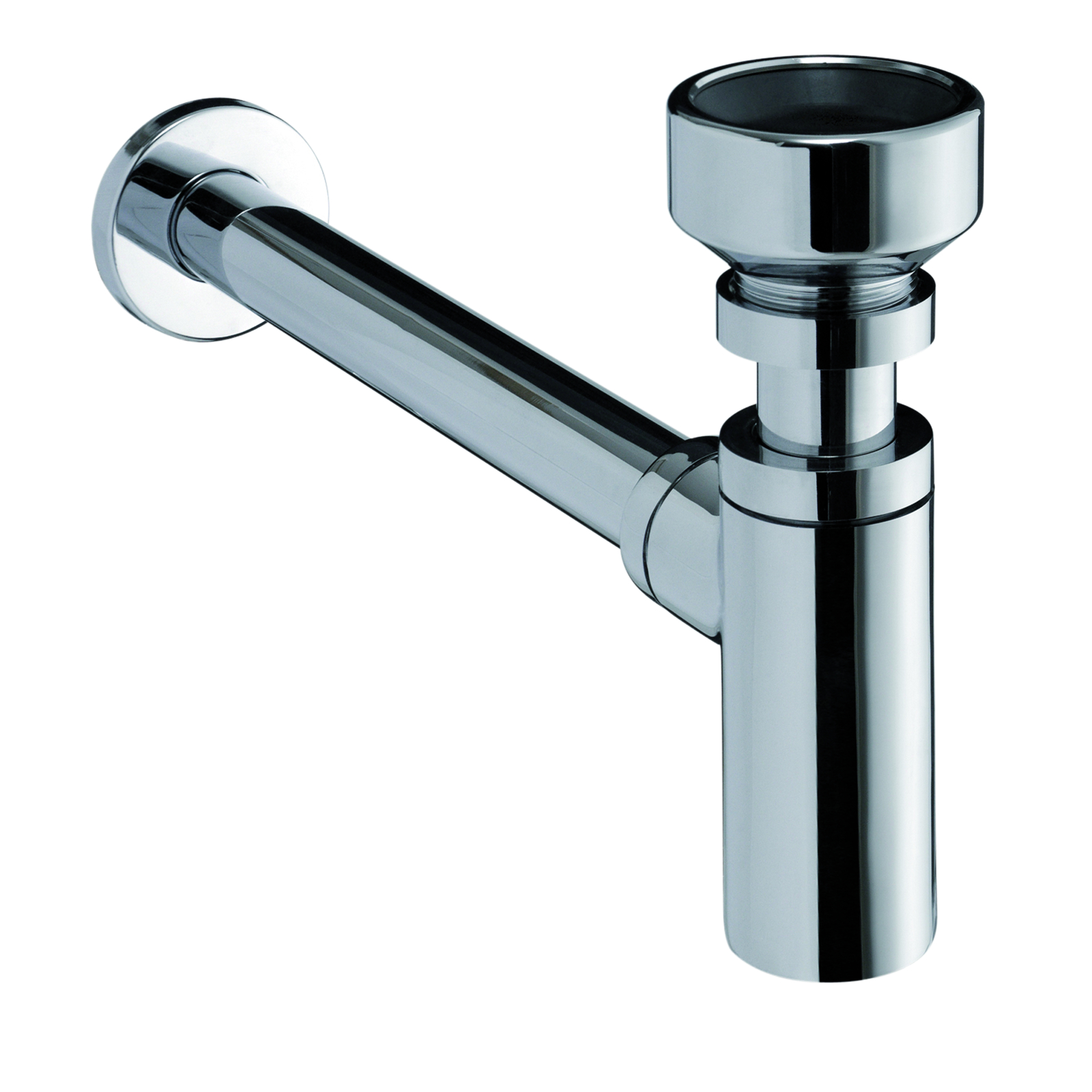 Siphon équerre réglable laiton chromé Ø48-52 mm sortie Ø32 mm PRESTO - 39102
