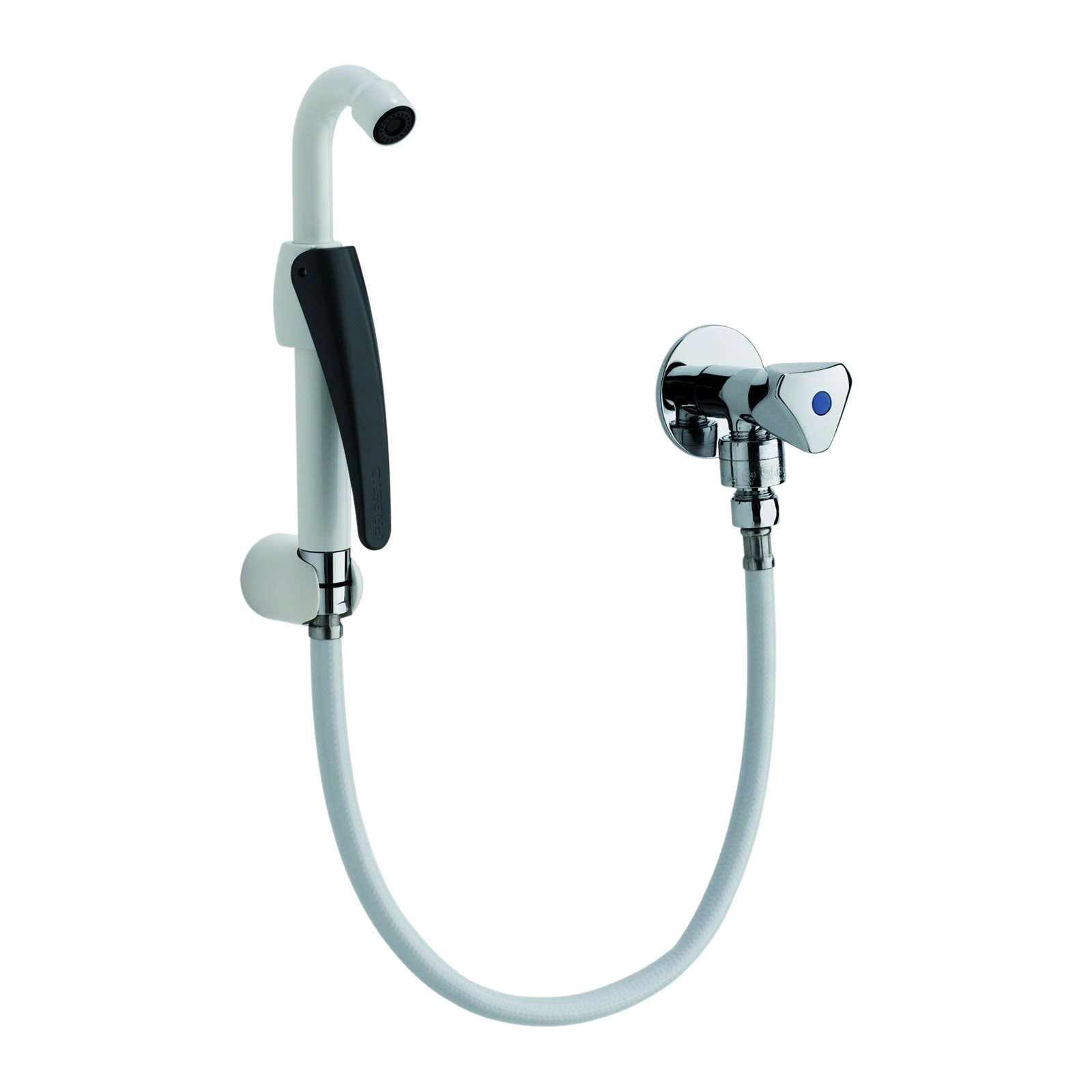 Lave-bassin robinet clapet douchette manette 120° 1 m PRESTO ROBINETTERIE 39210 PRESTO - 39210