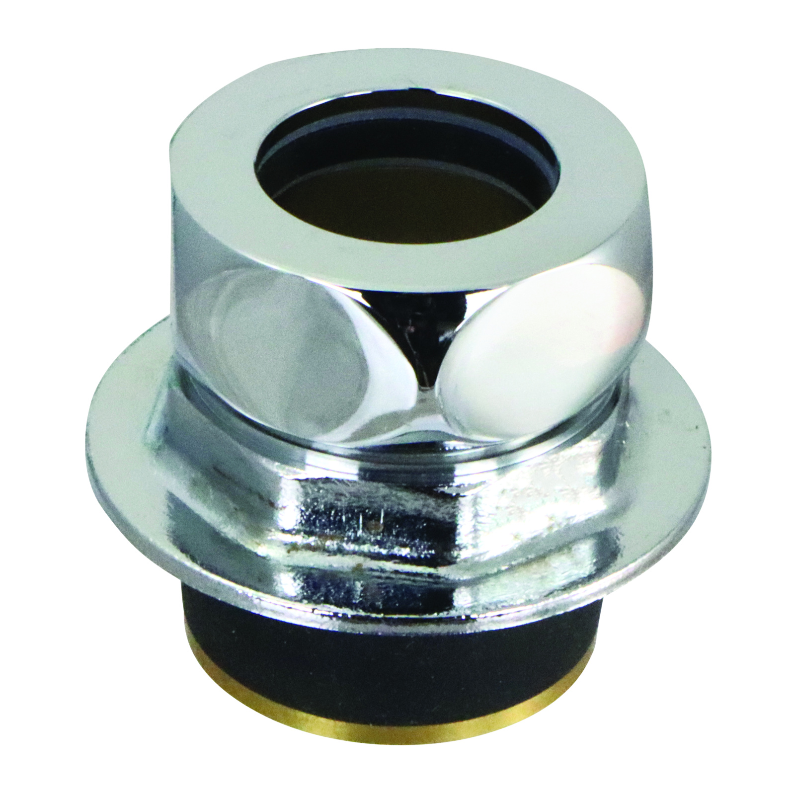 Nez de jonction chasse Ø42-44 mm tube Ø28 mm avec rosace chromée PRESTO - 44242
