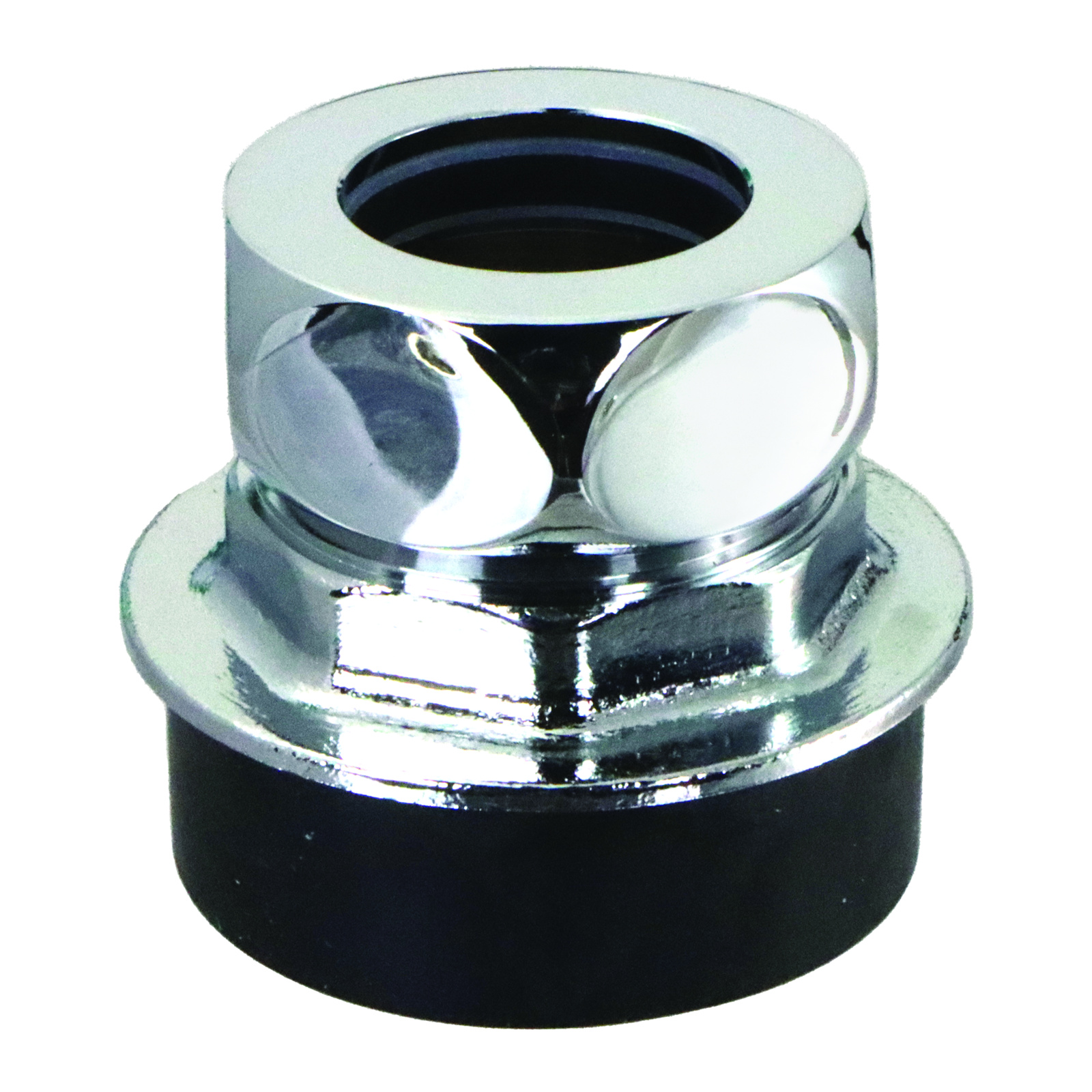 Nez de jonction chasse Ø55-57 mm tube Ø28 mm chromé PRESTO - 44255