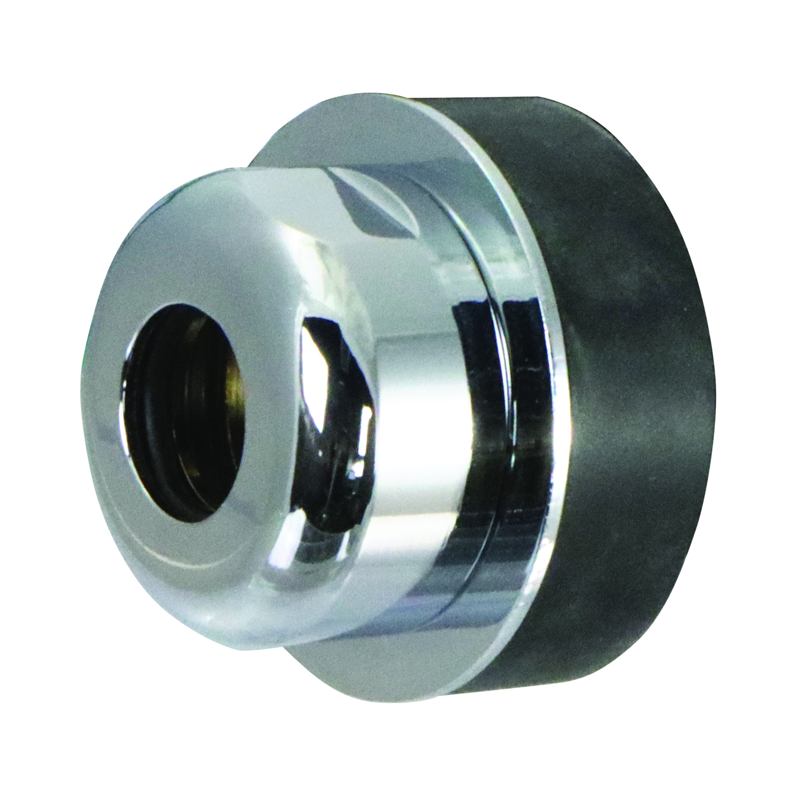 Nez de jonction urinoir goulotte Ø40 mm tube Ø14 mm extérieur avec rosace chromée PRESTO - 46540