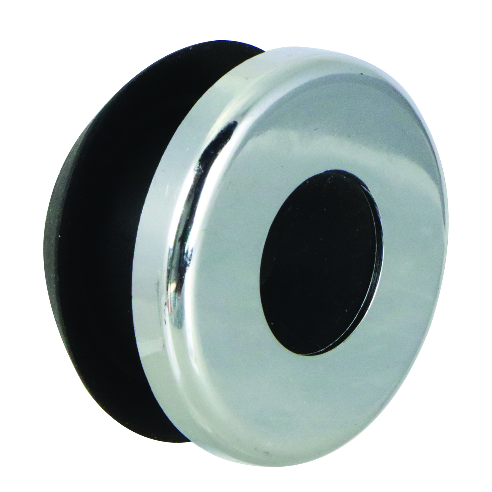 Nez de jonction urinoir goulotte Ø35 mm tube Ø16-18 mm avec rosace chromée PRESTO - 46735