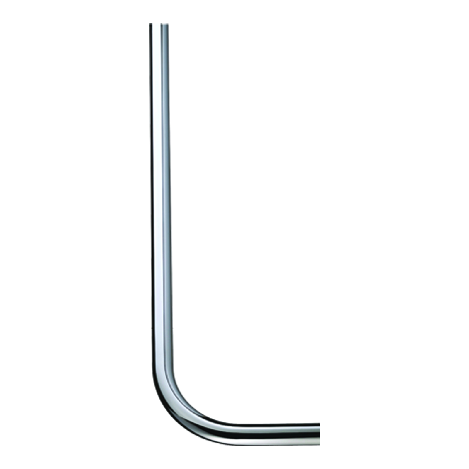 Tube de chasse coudé 32 mm 660x260 mm laiton chromé pour Eyrem Eclair XL PRESTO - 47020