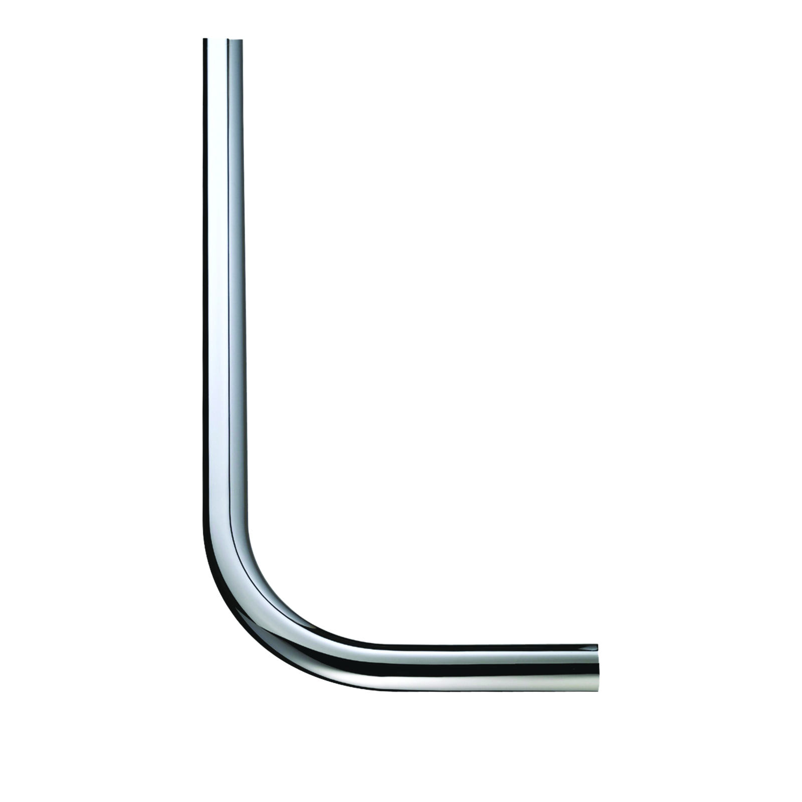 Tube de chasse coudé 28 mm 520x200 mm laiton chromé P1000/P1000 XL PRESTO - 47270