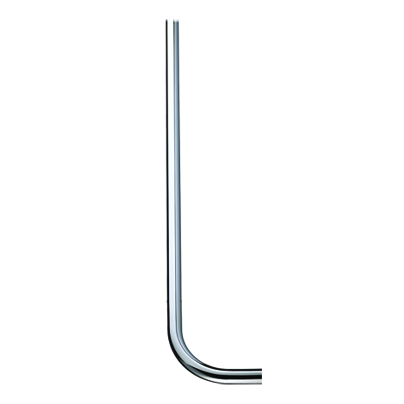 Tube de chasse coudé 32 mm 1000x260 mm laiton chromé pour Eyrem Eclair XL PRESTO - 47938