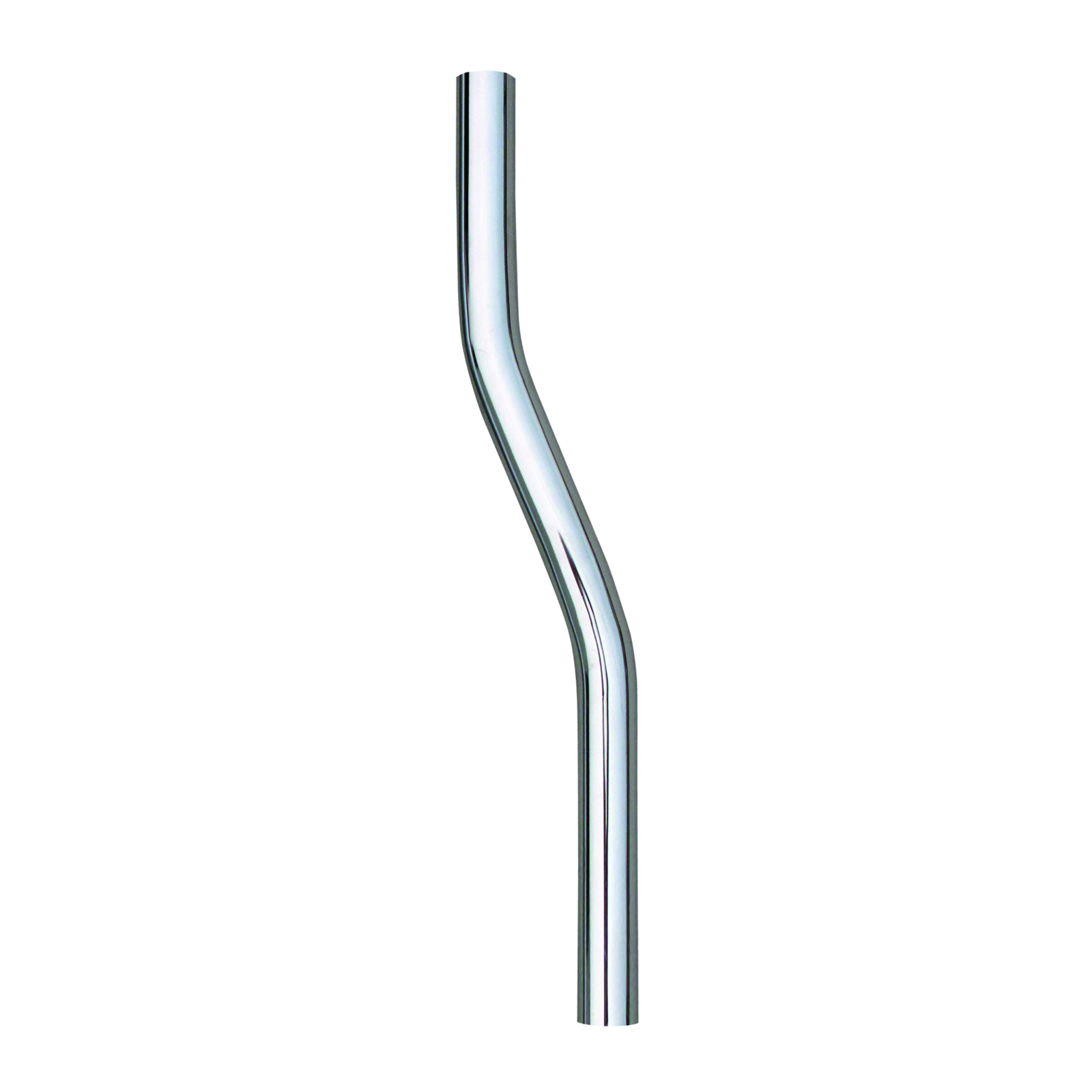 Tube de chasse 32 mm contre-coudé 500 mm laiton chromé PRESTO - 48020