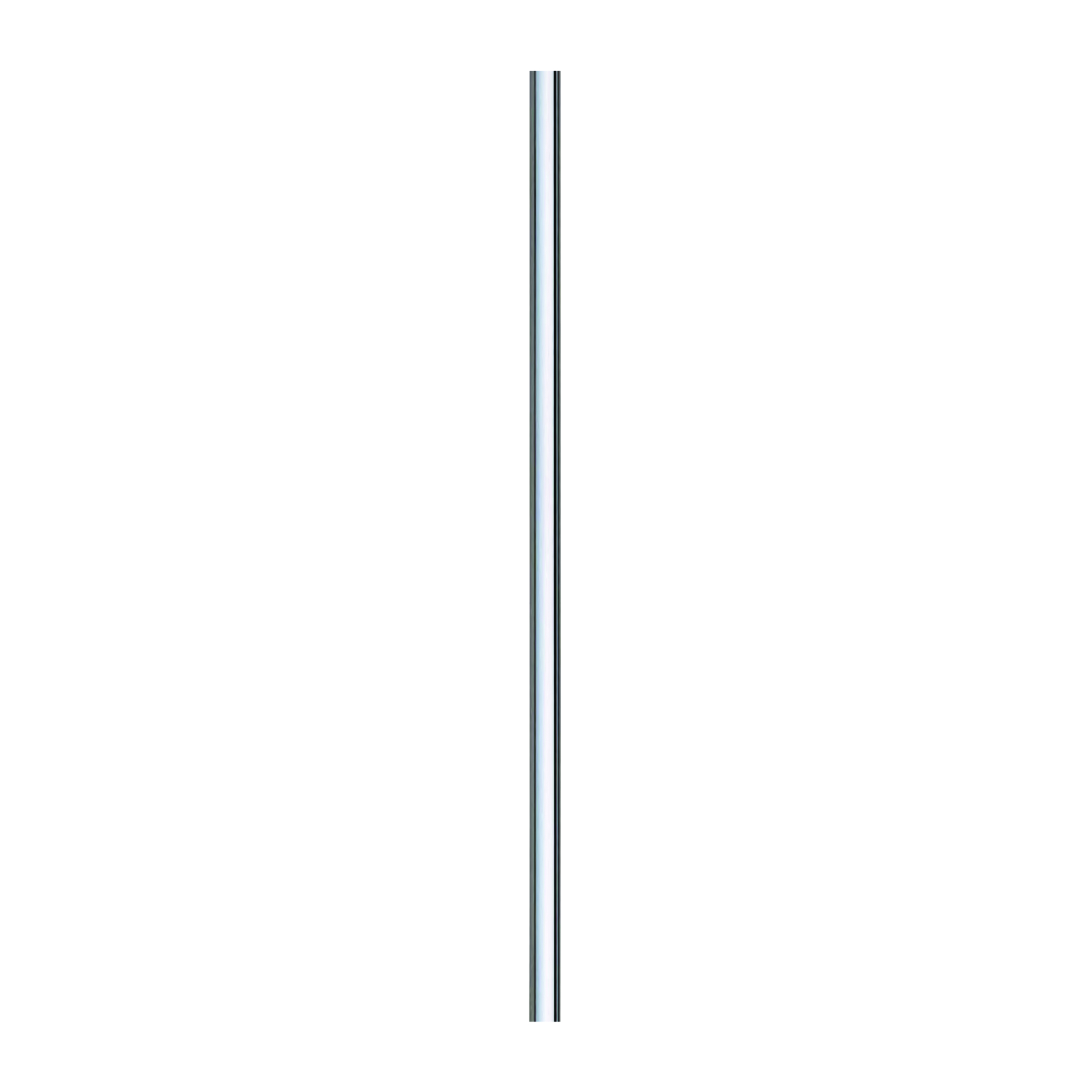 Tube de chasse 32 mm droit 1000 mm laiton chromé PRESTO - 49040