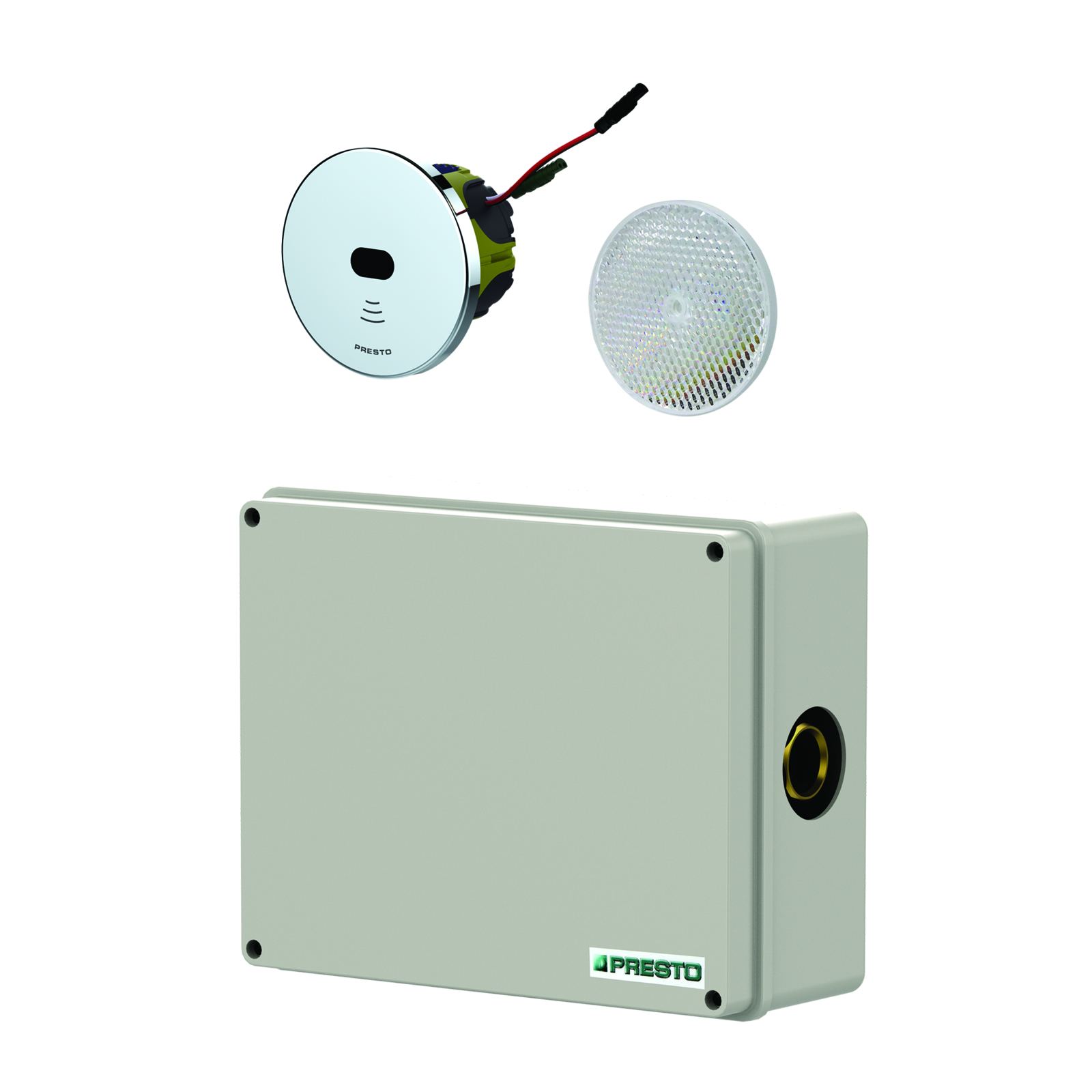 Détecteur électronique barrière urinoirs encastrés 6 sec 110 l/min secteur PRESTO - 52506