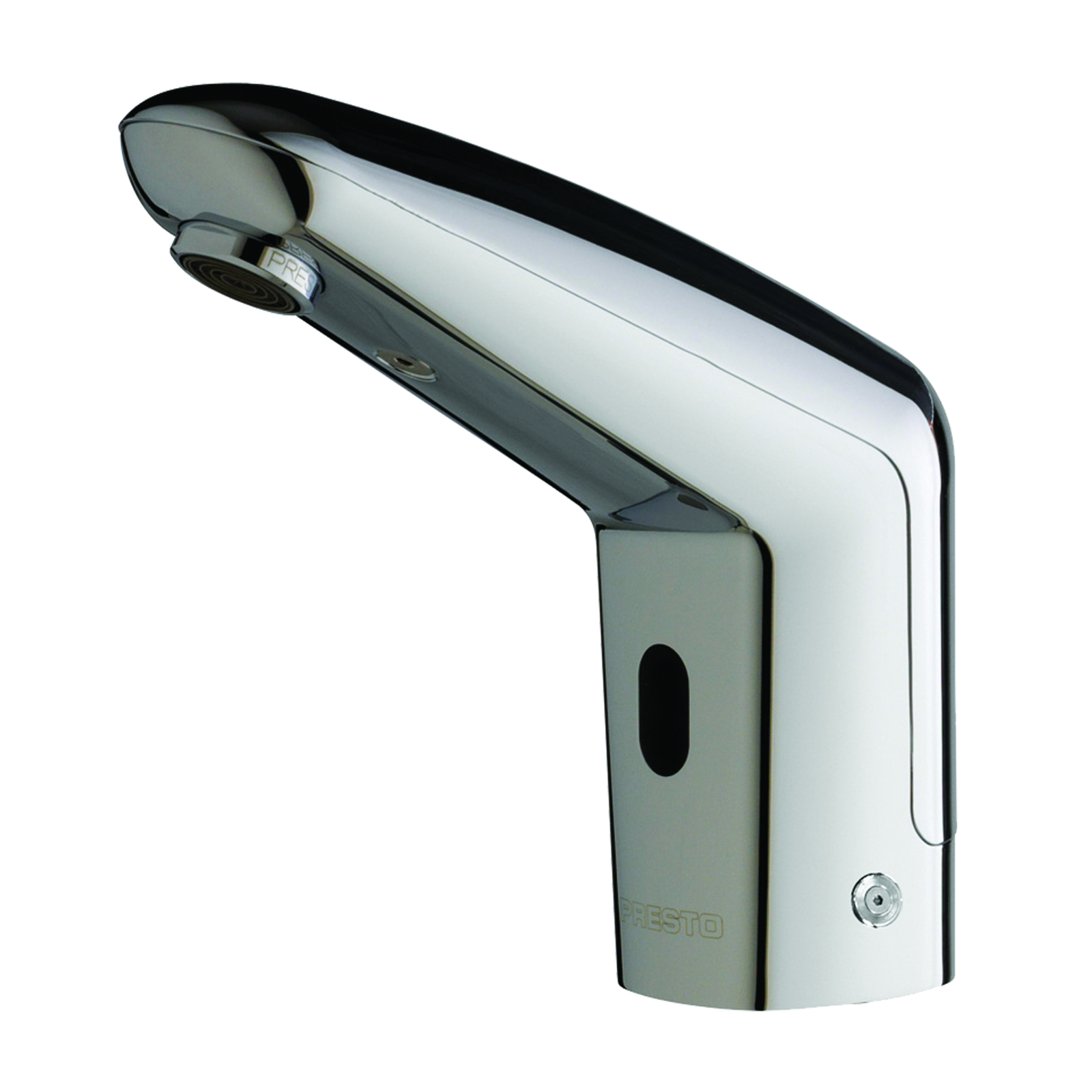 Robinet mitigeur sans manette 3 l/min secteur 230V chrome avec robinets d’arrêt PRESTO - 55151