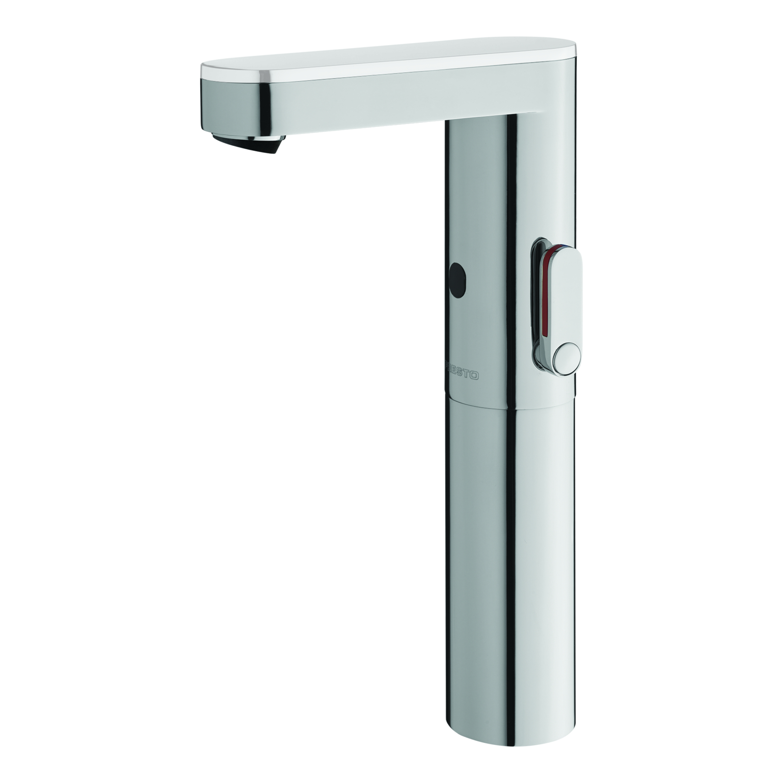 Robinet mitigeur lavabo électronique 3 l/min avec rehausse capot blanc piles PRESTO - 56209