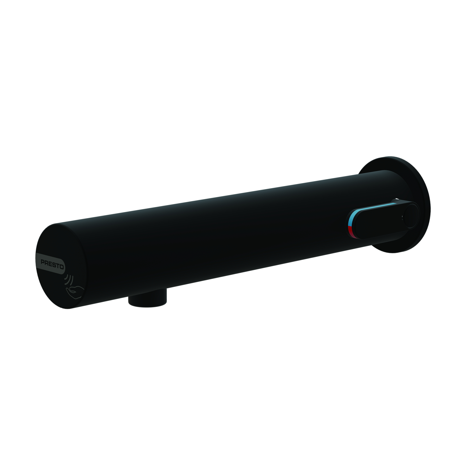 Robinet mitigeur mural 3 l/min piles 6V noir mat avec RA PRESTO - 57106NM
