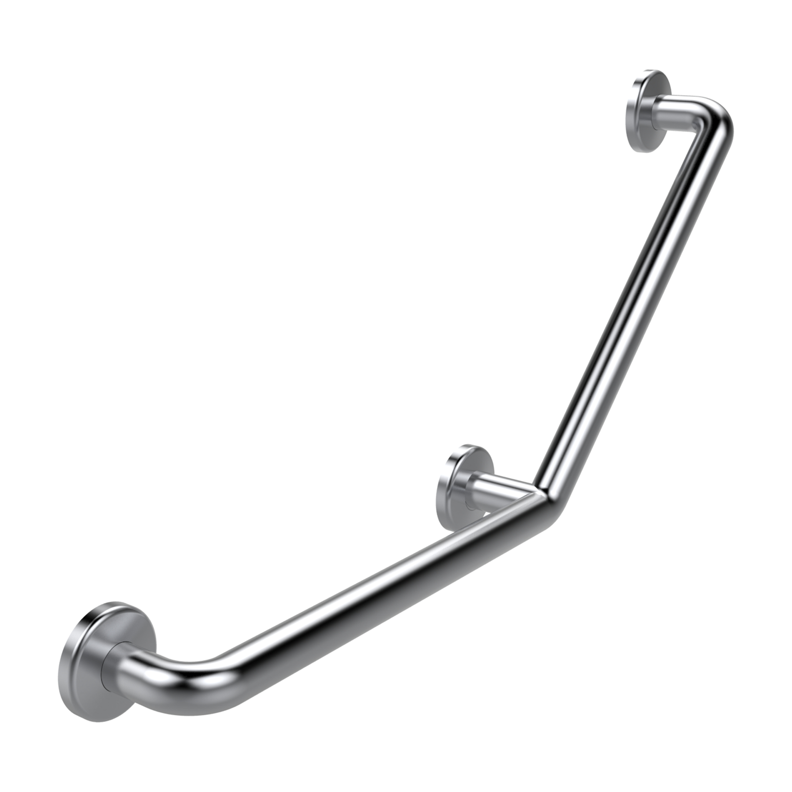 Barre coudée 135° inox brossé Ø32 mm 400 x 400 mm PRESTO - 60324
