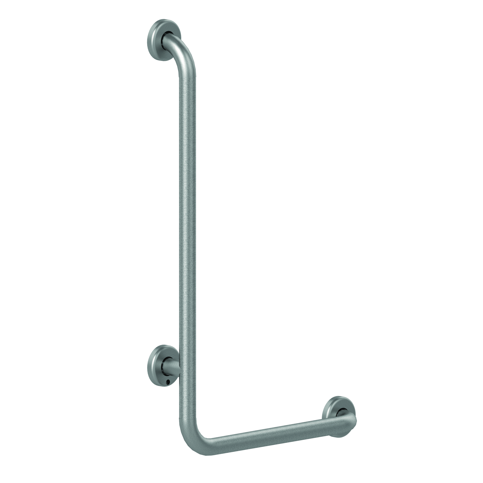 Barre coudée droit 90° inox brossé 32 mm 450 x 750 mm PRESTO - 60330