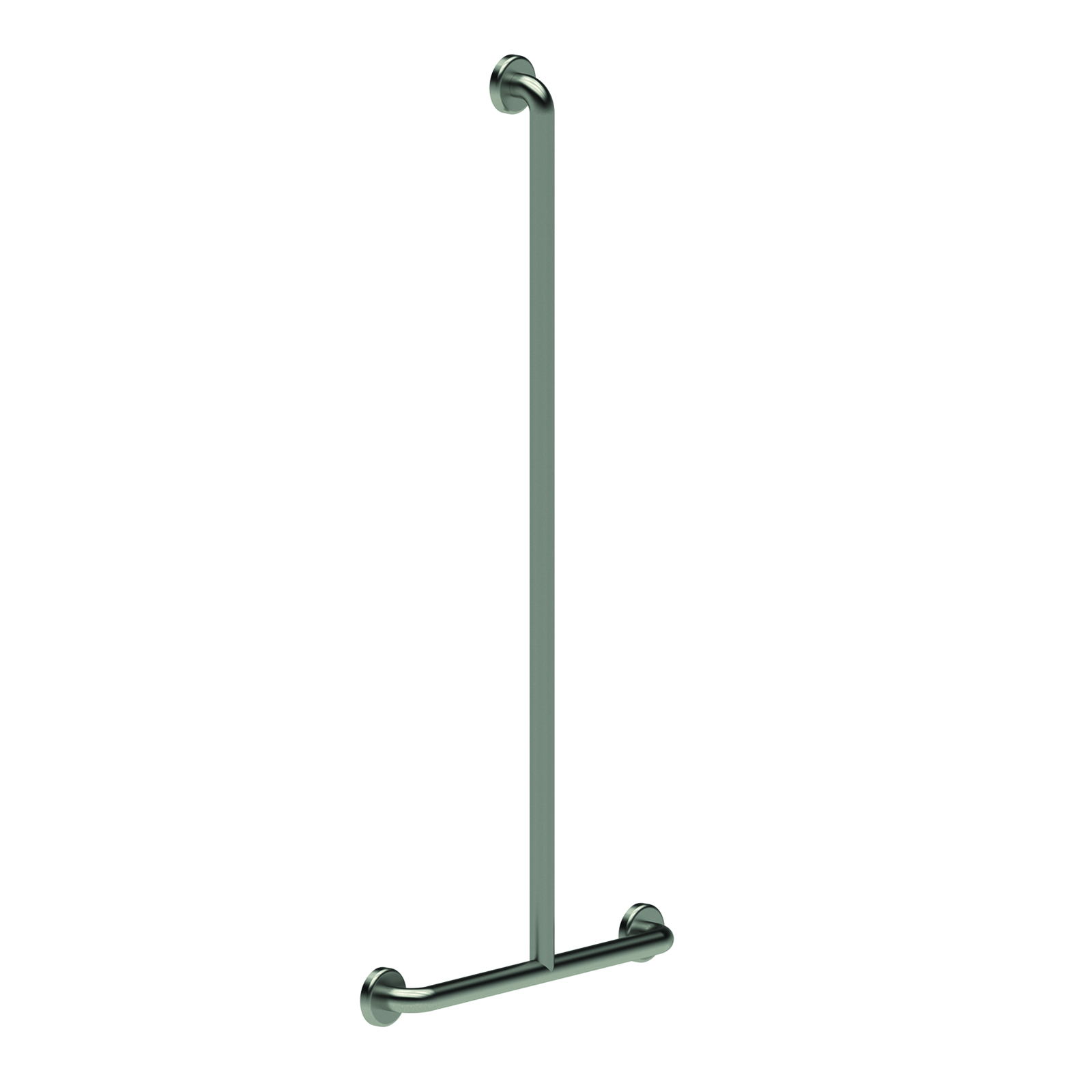 Barre de douche en T 32 mm inox brossé 500 x 1150 mm PRESTO - 60333