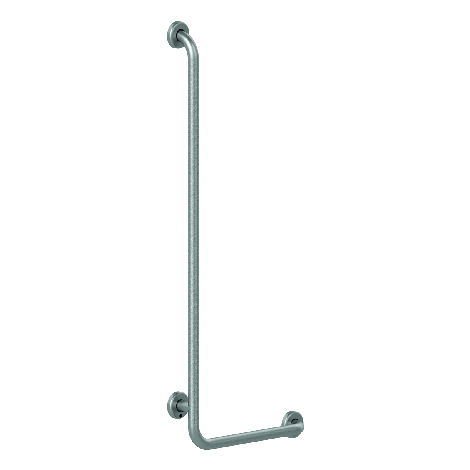 Barre de maintien coudée 90° inox brossé 32 mm 450 x 1150 mm PRESTO - 60337