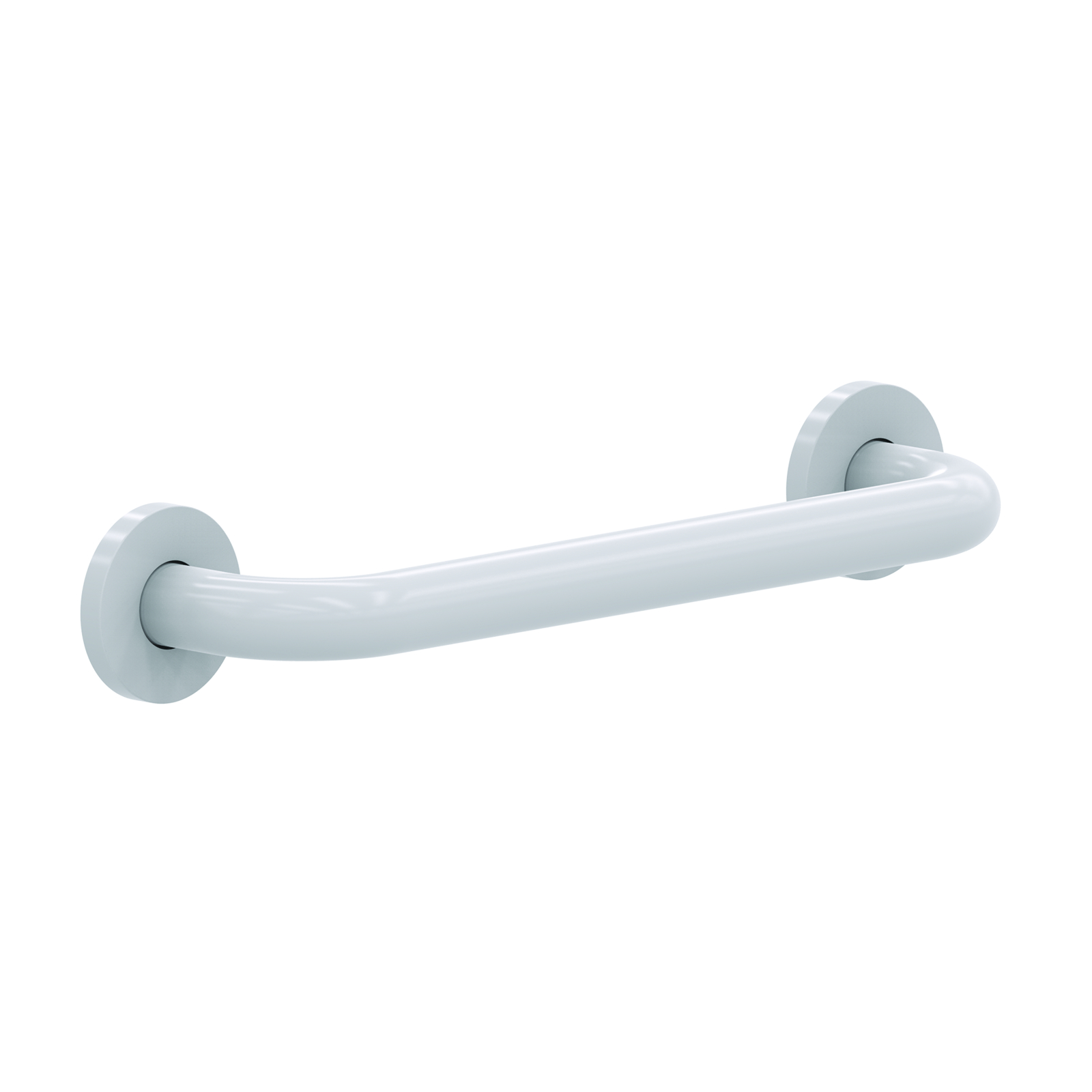 Barre droite acier époxy blanc 300 mm Ø25 mm sans vis PRESTO - 60340