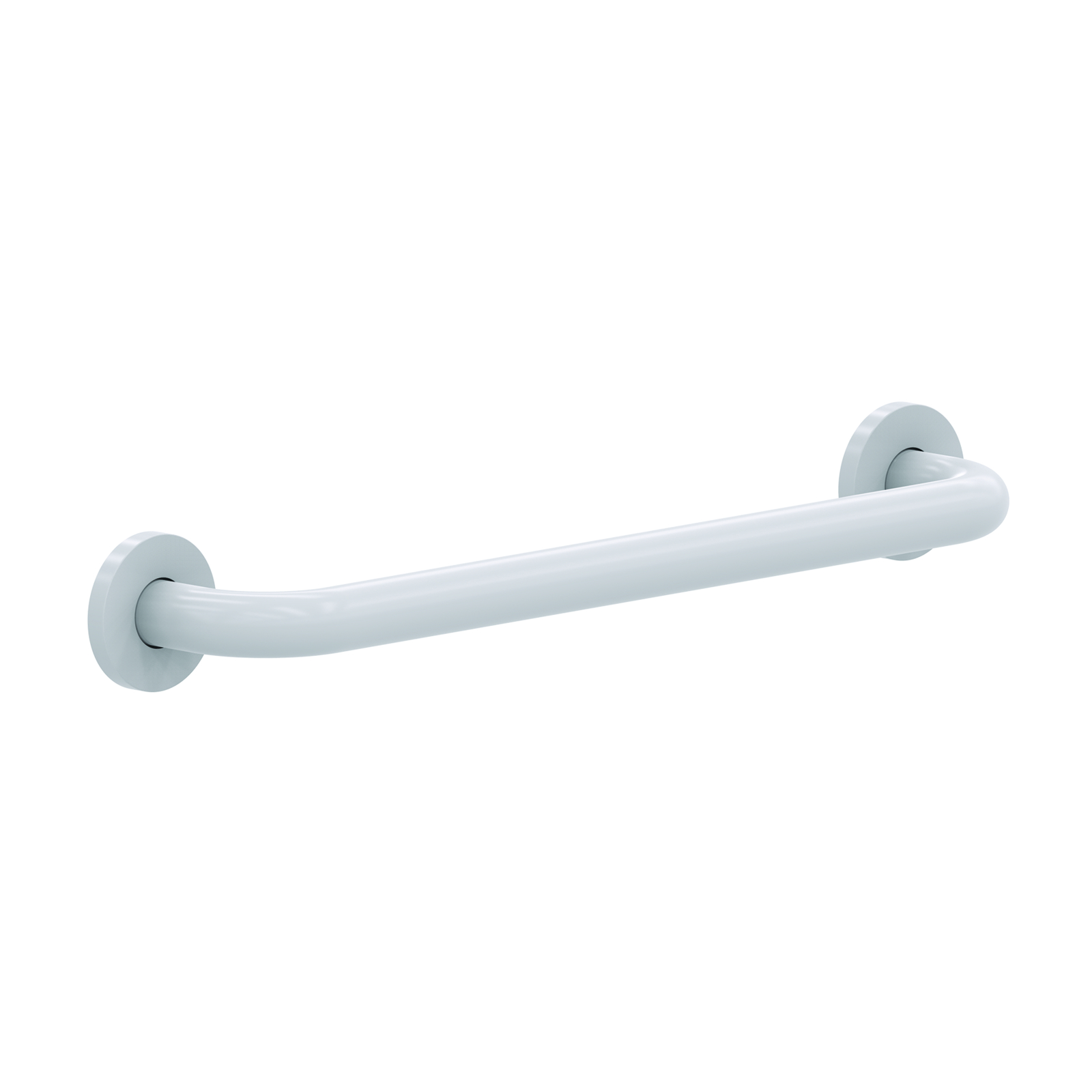 Barre droite acier époxy blanc 400 mm Ø25 sans vis PRESTO - 60341