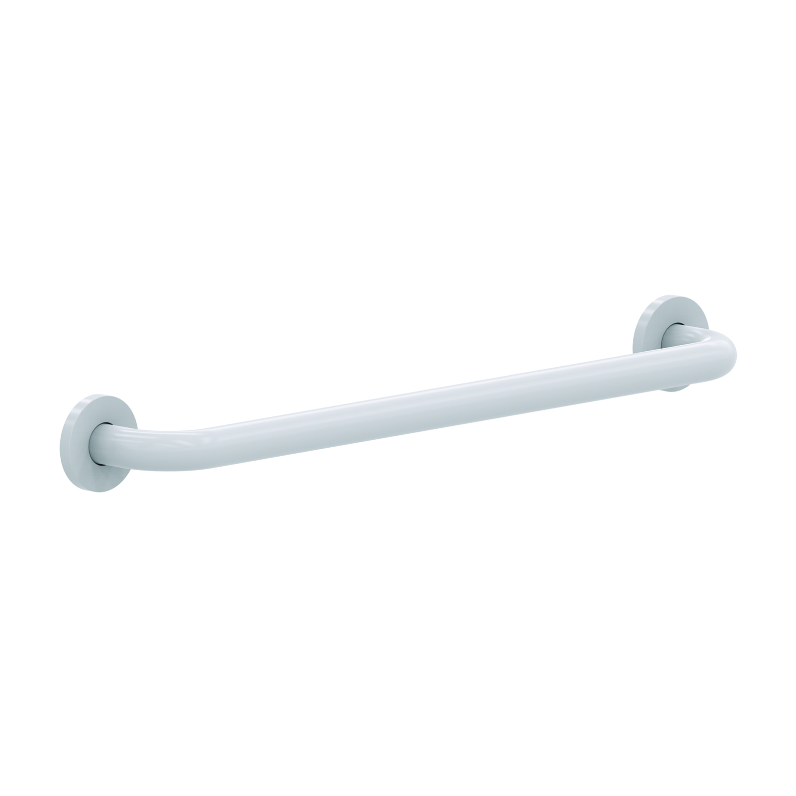 Barre droite acier époxy blanc 500 mm Ø25 mm sans vis PRESTO - 60342